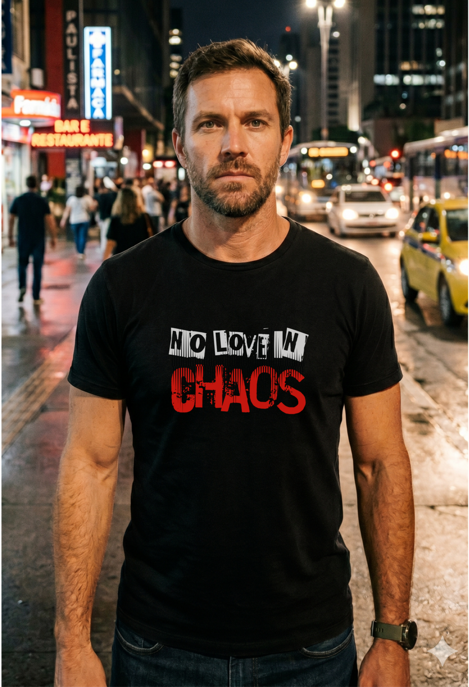 Nome do produto: Camiseta Prime NO LOVE IN CHAOS