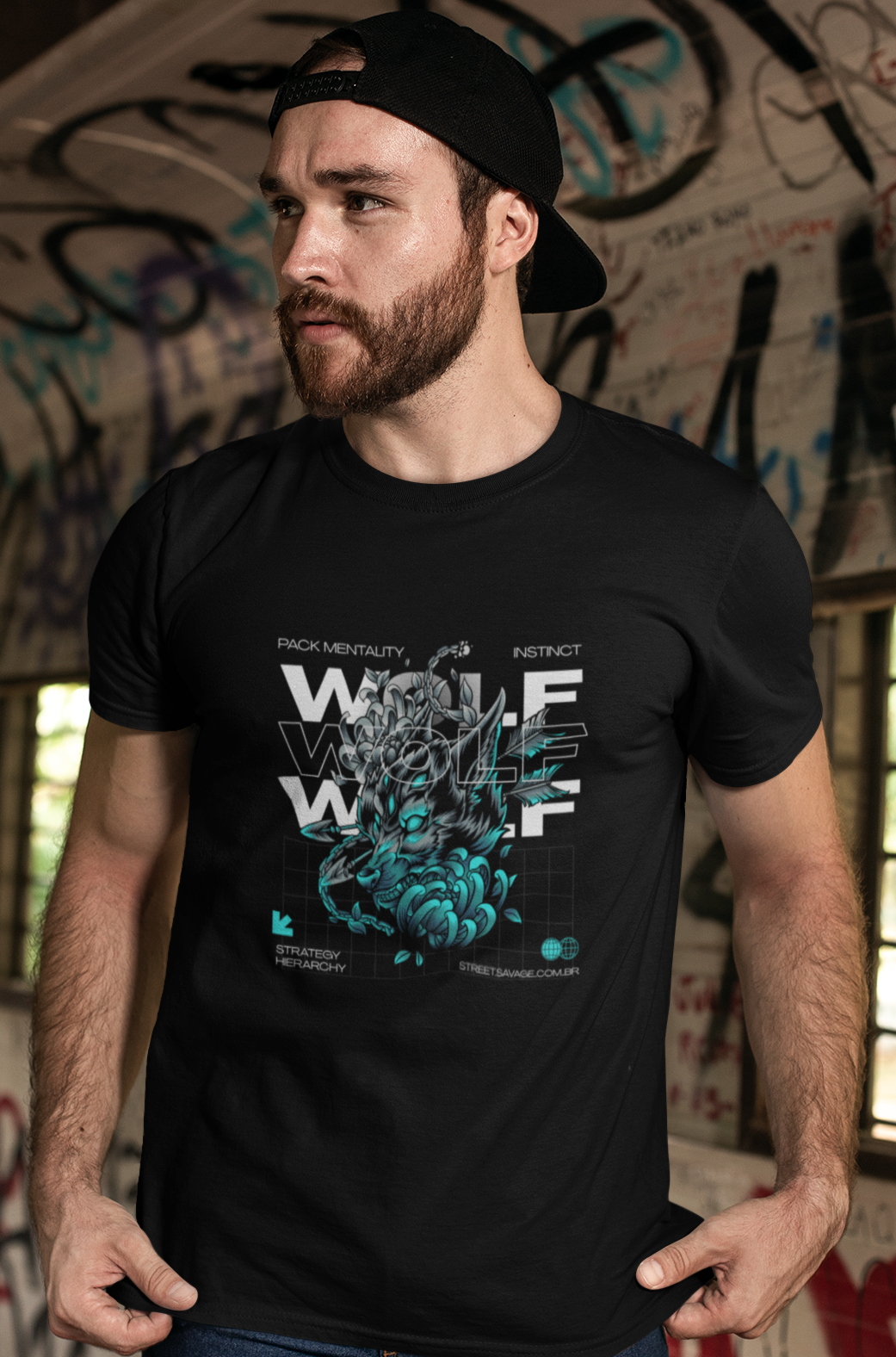 Camiseta Prime Masculina Wolf