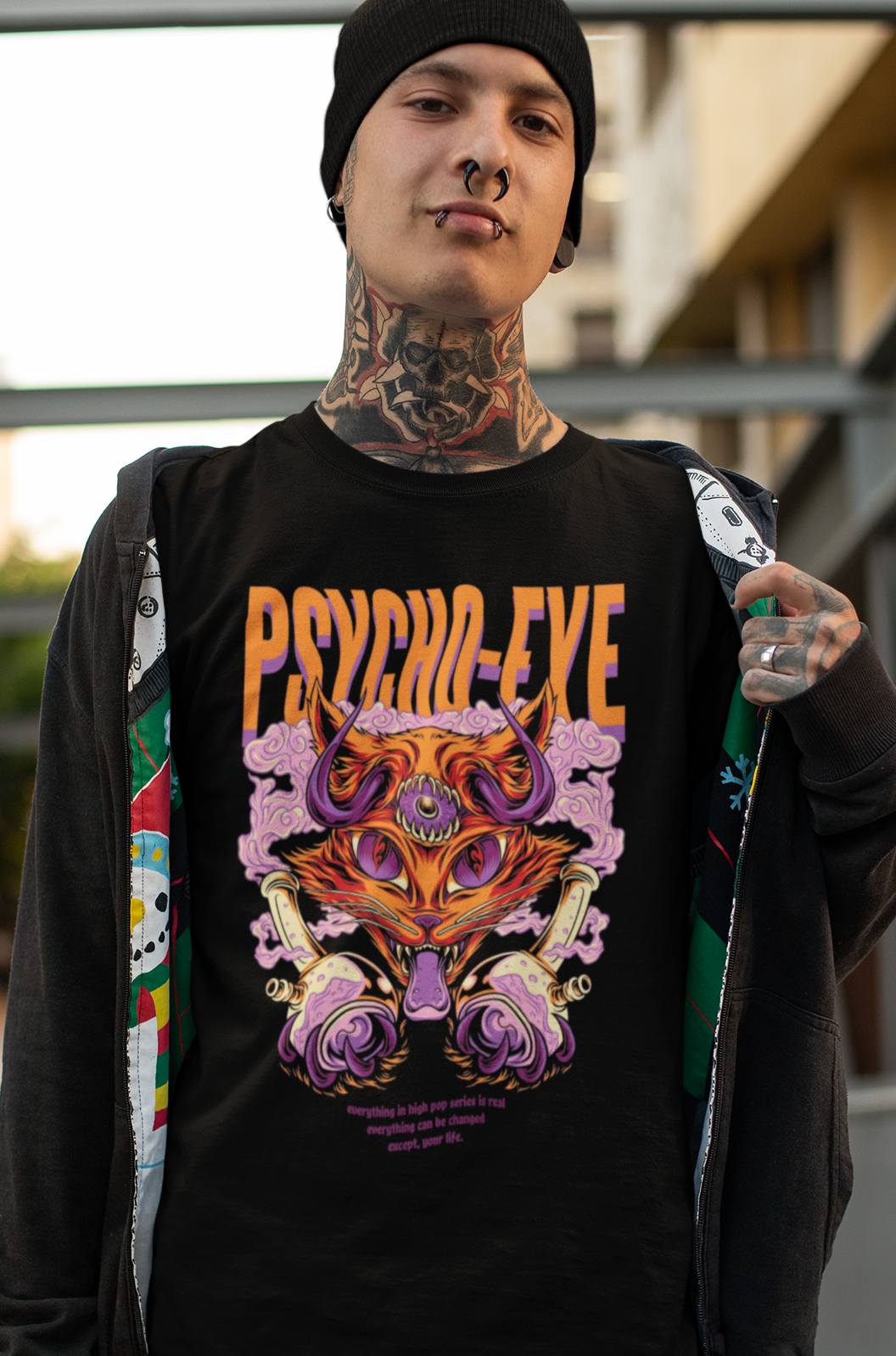 Nome do produto: Camiseta Classica Psycho Eye 
