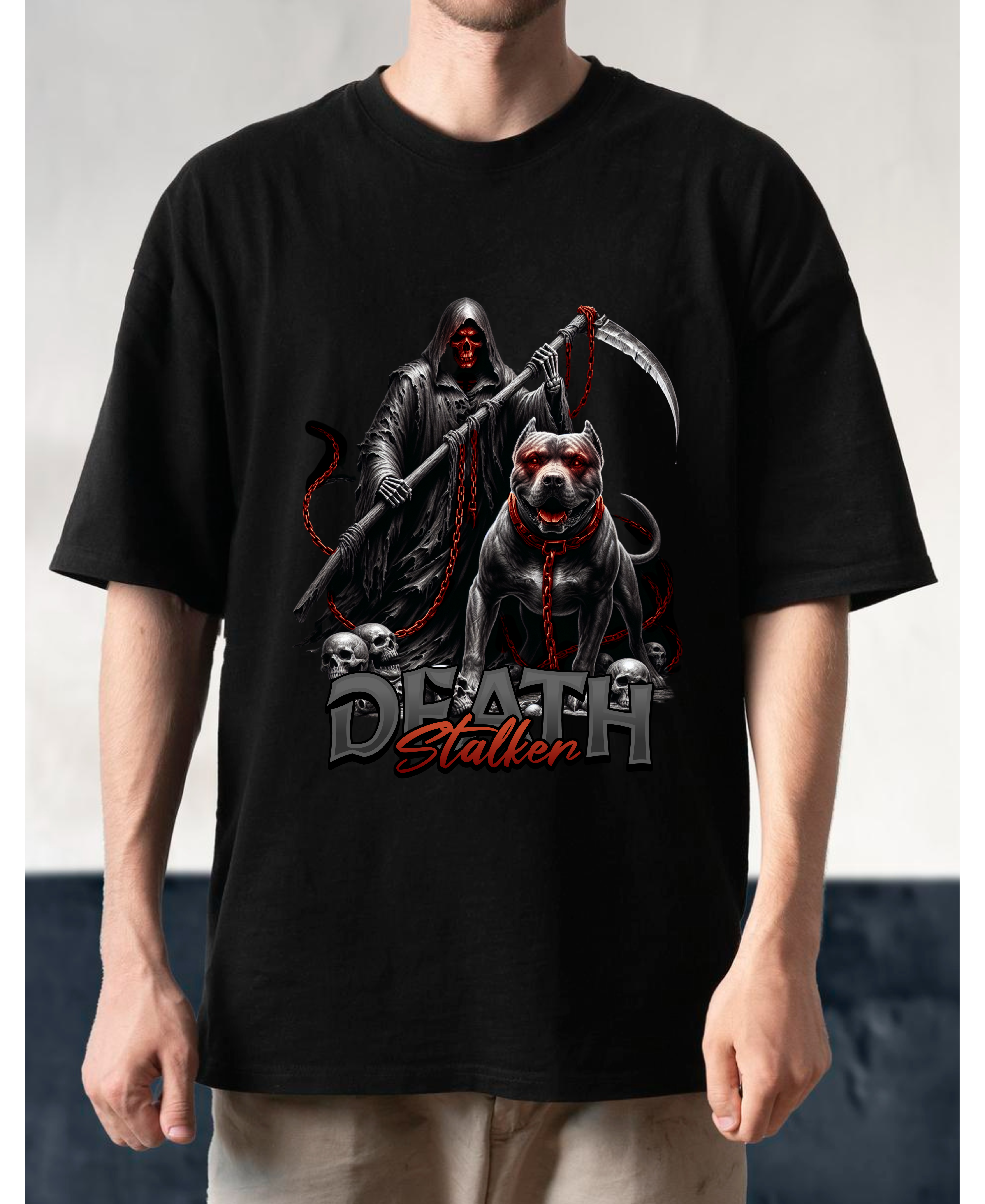 Nome do produto: Camiseta Oversized Death stalker