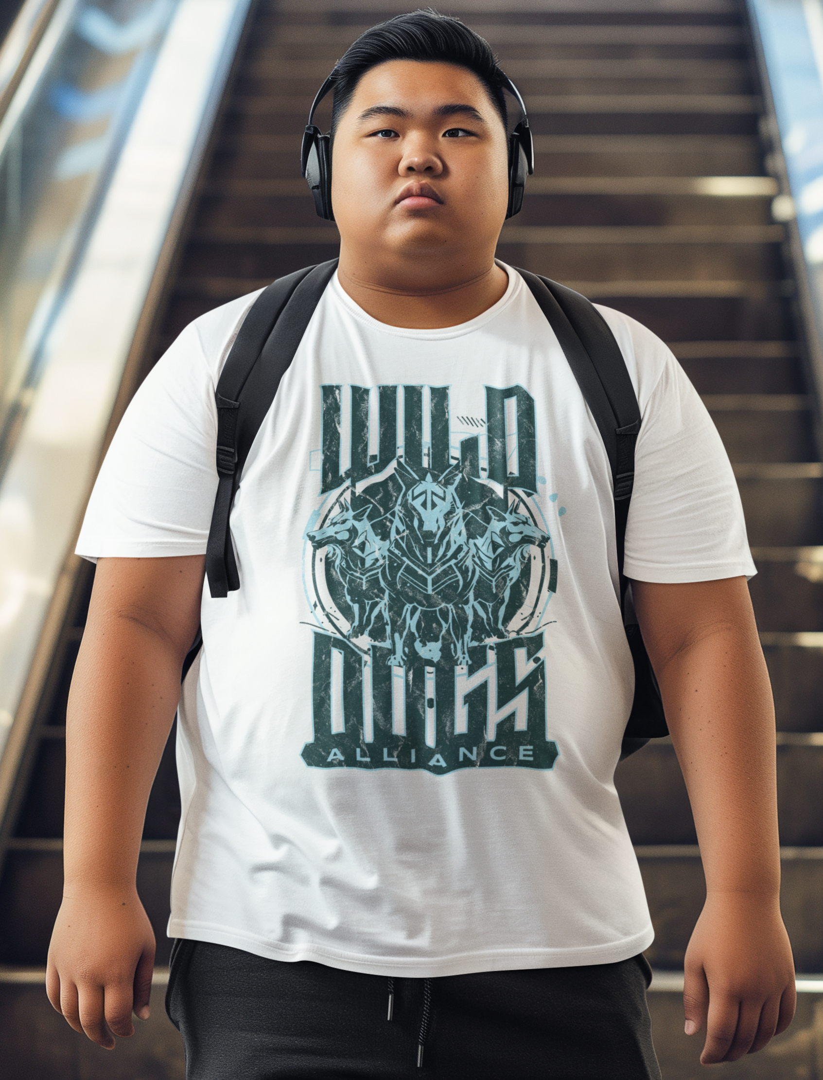 Nome do produto: Camiseta Plus Size Wild Dogs Aliance