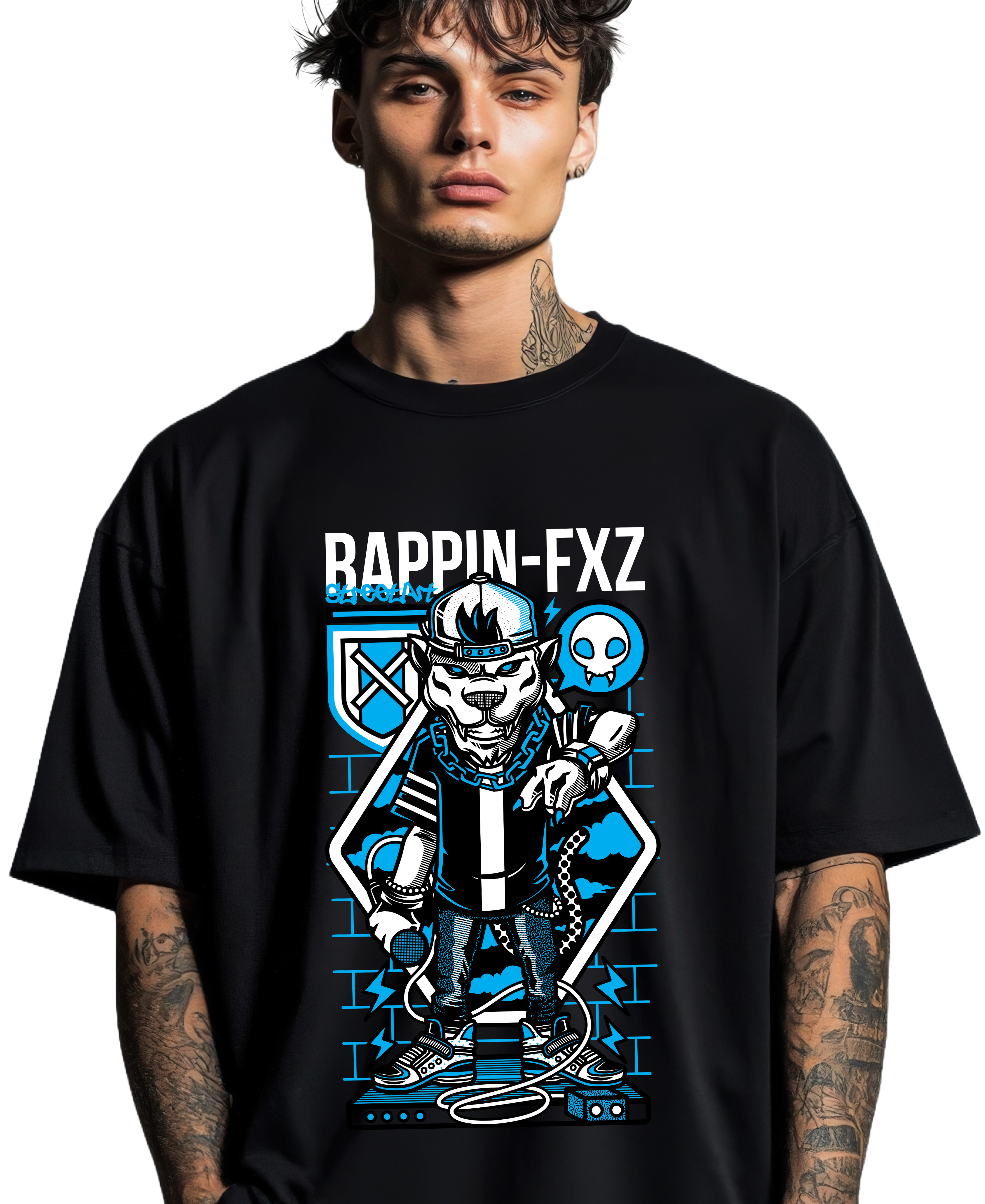 Nome do produto: Camiseta Oversized Rappin FXZ
