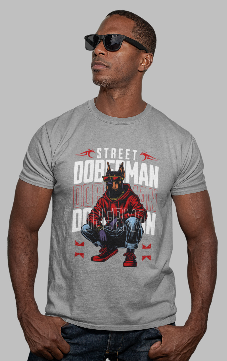 Nome do produto: Camiseta Pet Doberman