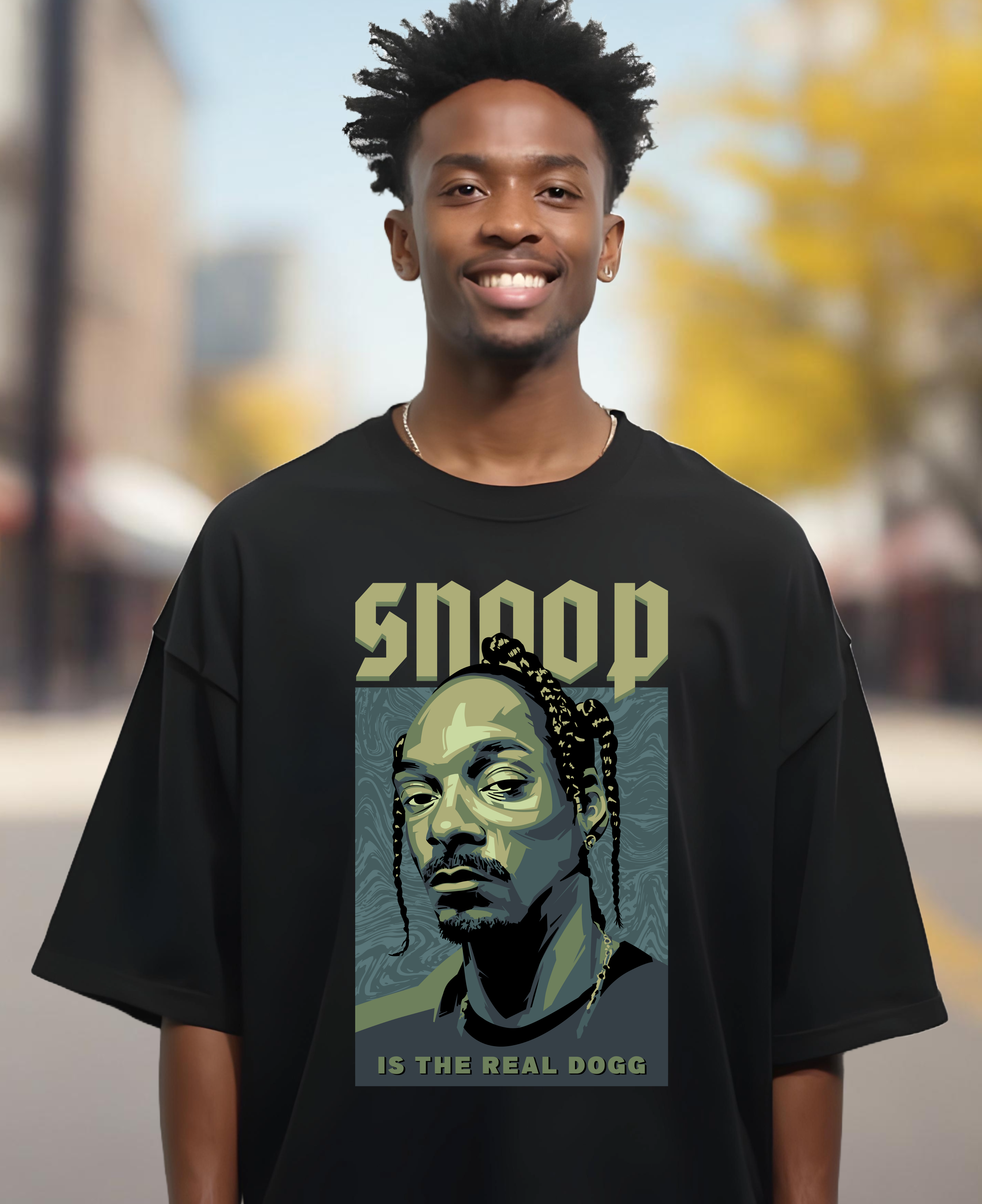 Nome do produto: Camiseta Oversized Snoop
