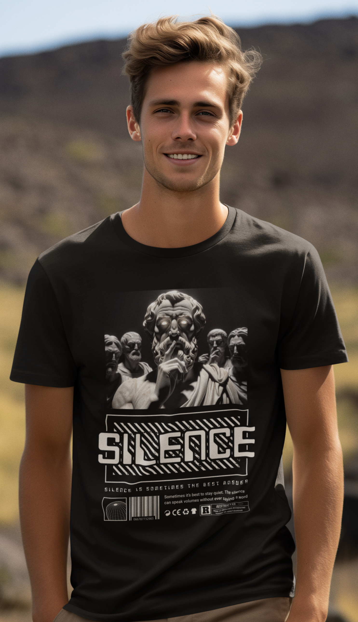 Camiseta Prime Masculina Silence 