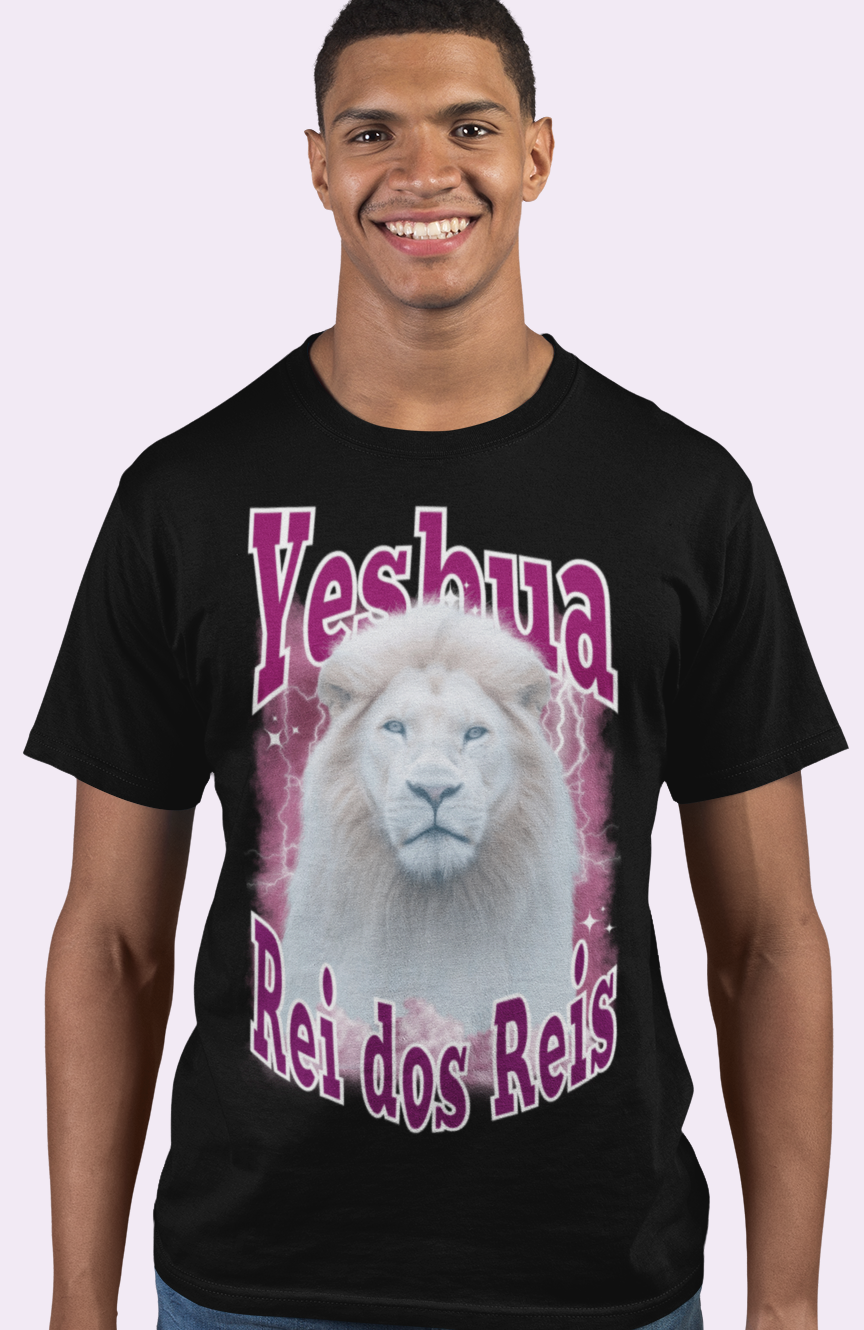 Camiseta Classica Leão Yeshua Reis dos Reis