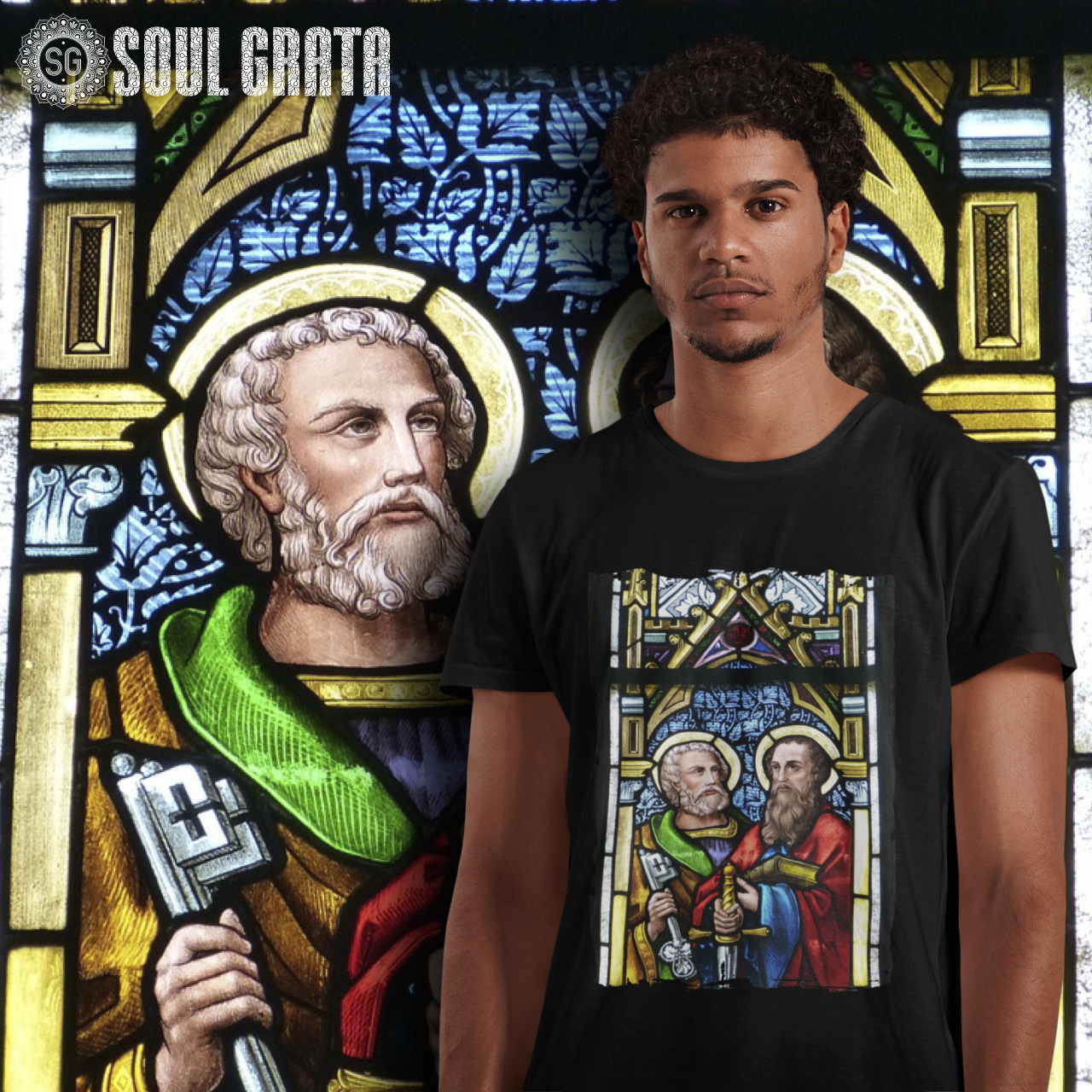 Apóstolos Pedro e Paulo, Arte em Vitral