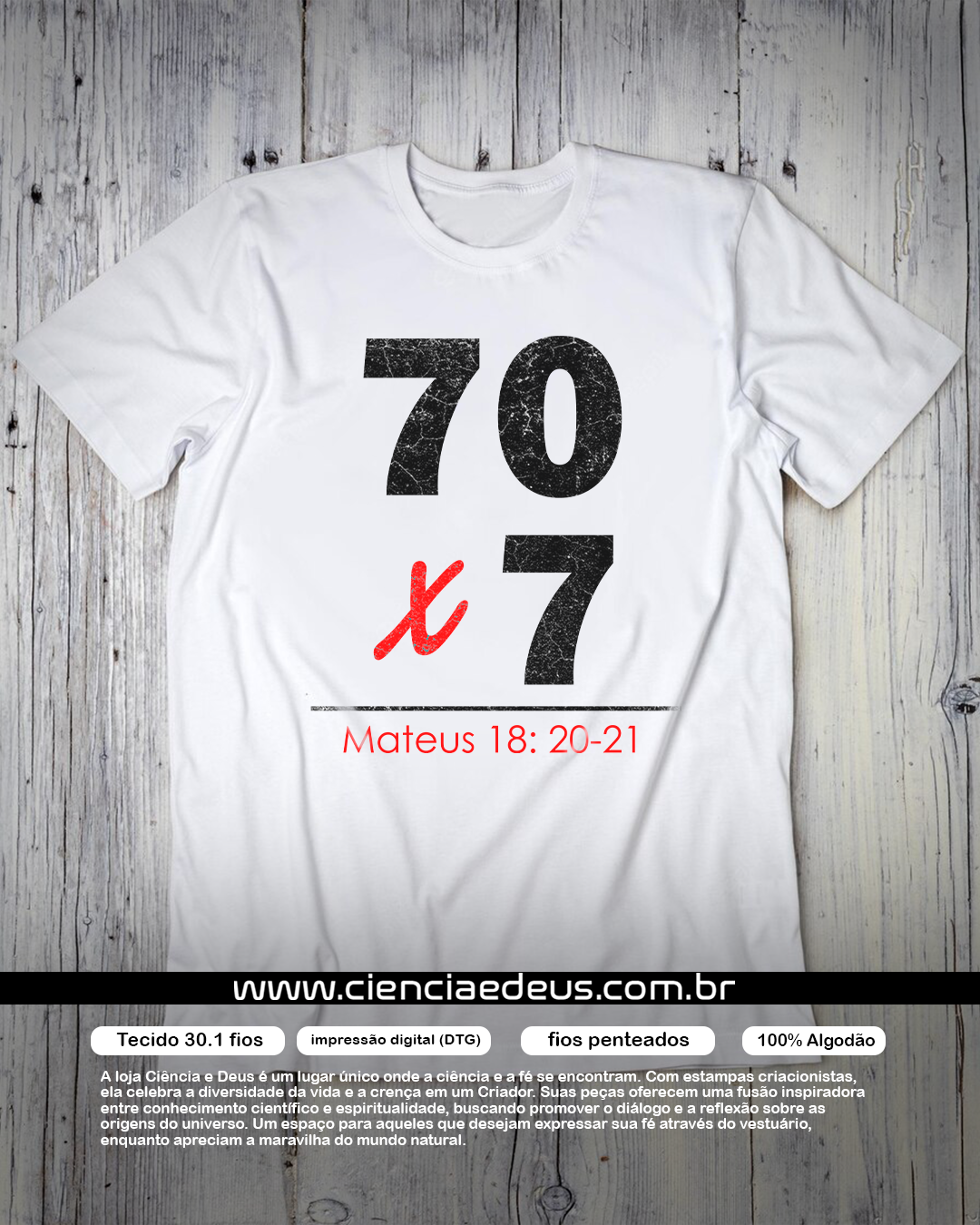 Nome do produto: 70 x 7