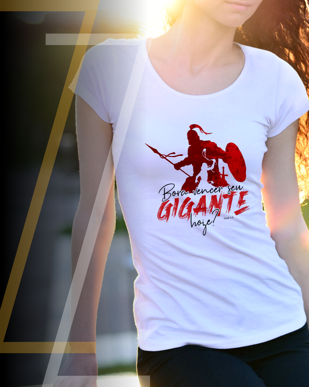 Baby Look Davi e Golias