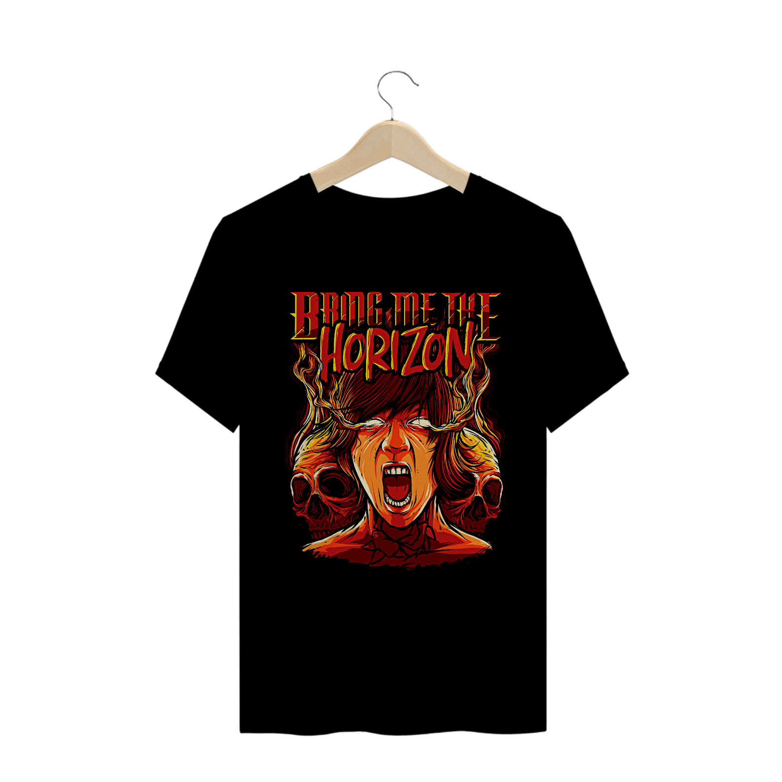 Camiseta Bring Me The Horizon - Skulls