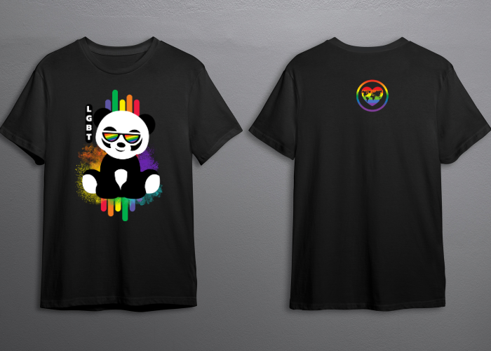 Camiseta T-shirts classic Panda