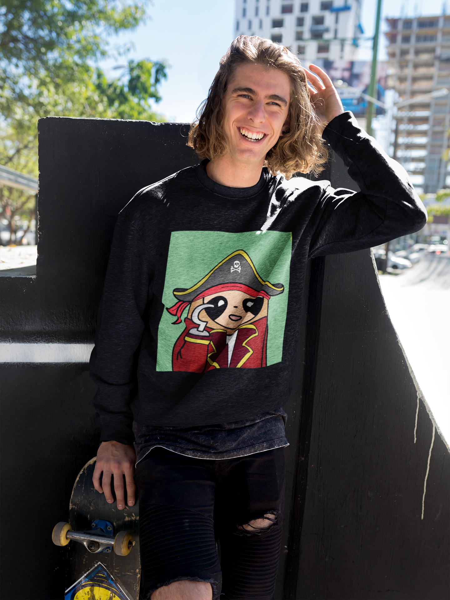 Slothtaneuver, o pirata preguiçoso