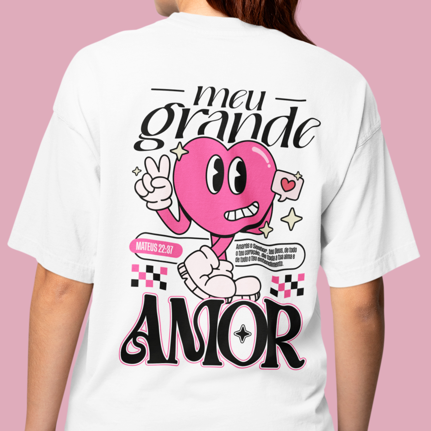 CAMISETA OVERSIZED - MEU GRANDE AMOR