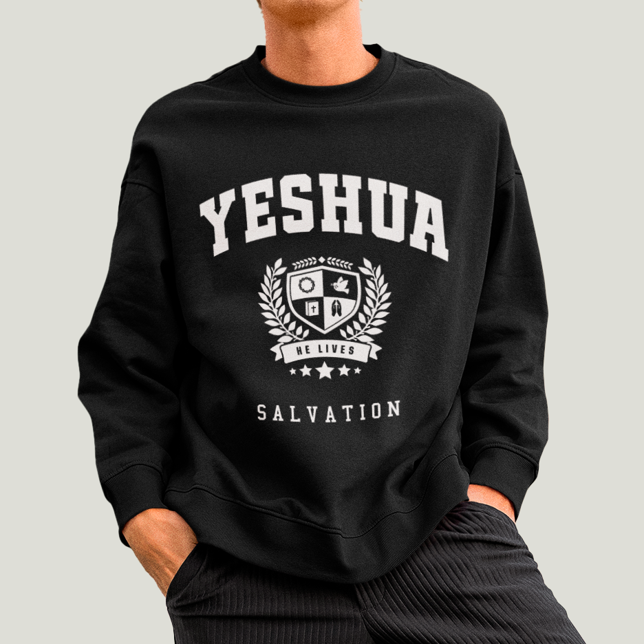 MOLETOM PRETO - YESHUA