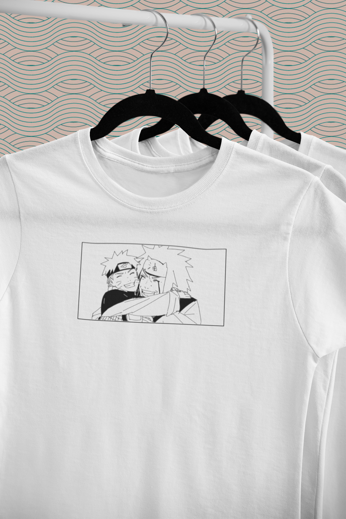 Camisa Naruto e Jiraiya