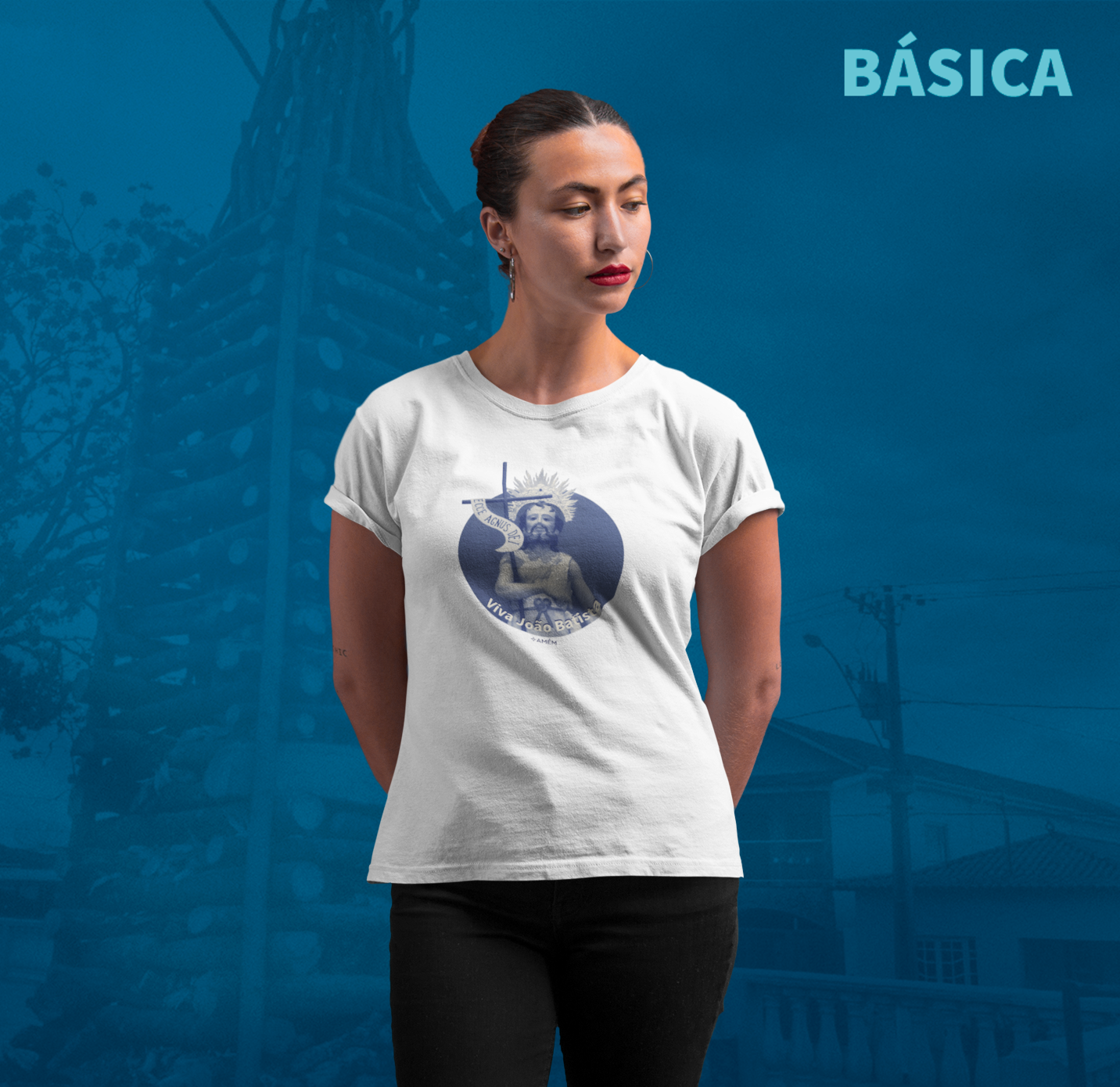 Baby Long Básica - Viva João Batista - Morro Do Ferro