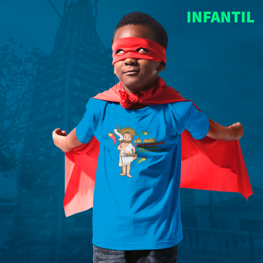T-shirt infantil 10 a 14 anos - São Joãozinho