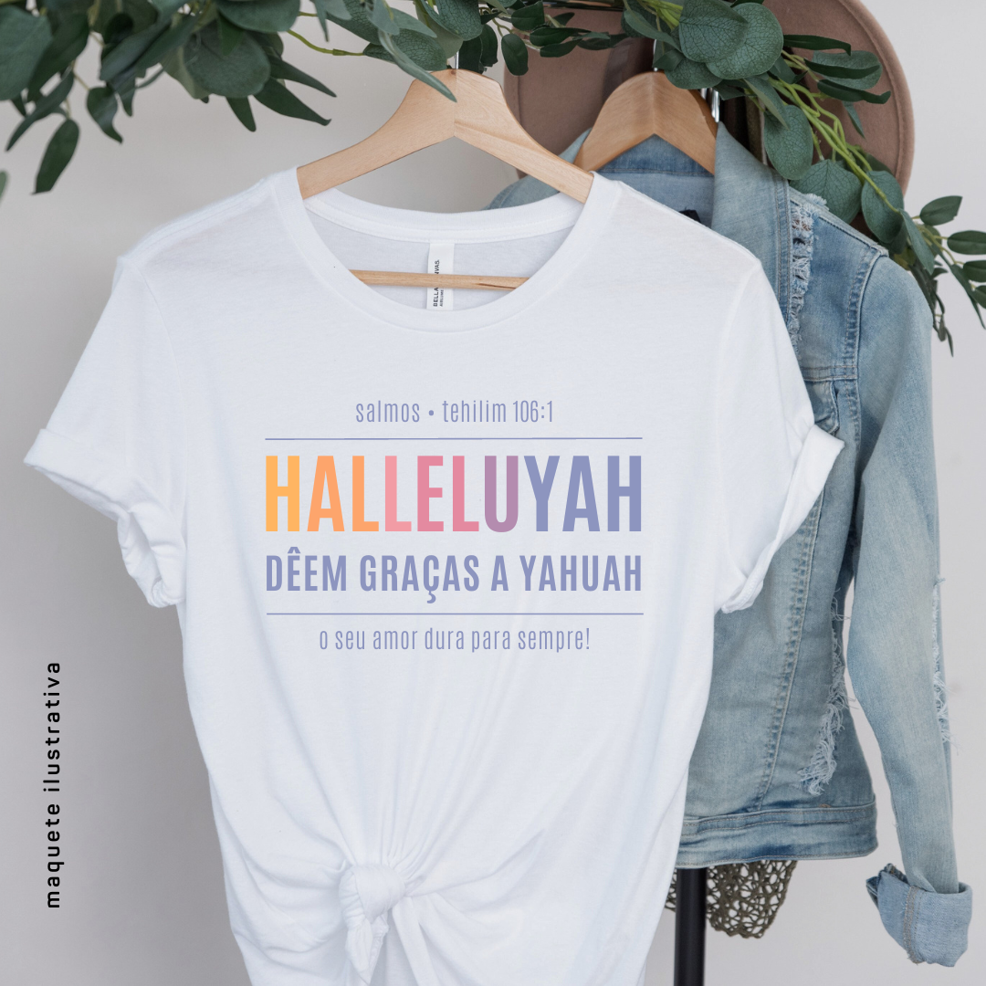 HALLELUYAH COLOR (prime) - feminina Tshirt