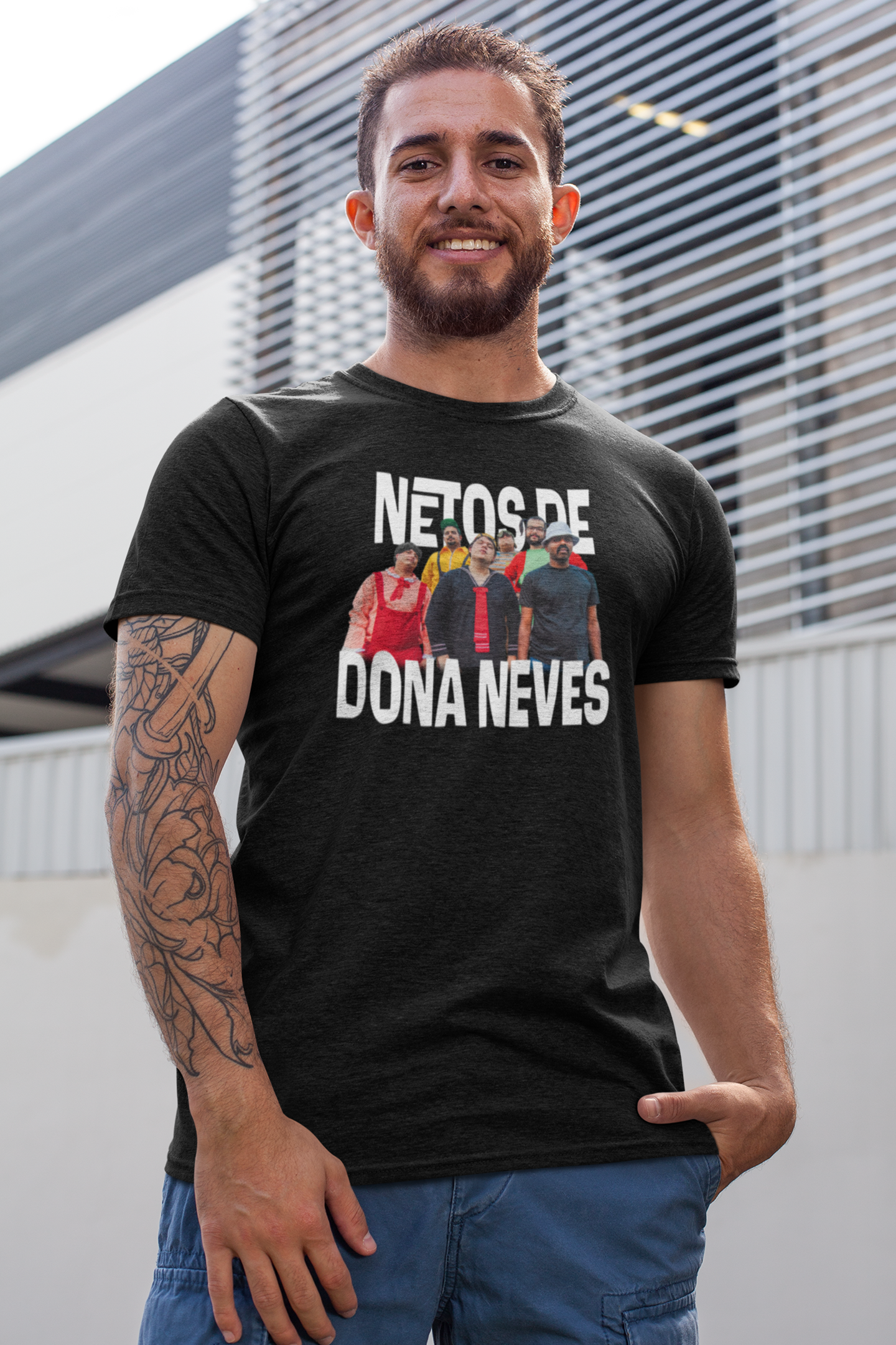 Netos Banda Camisa (Preta)