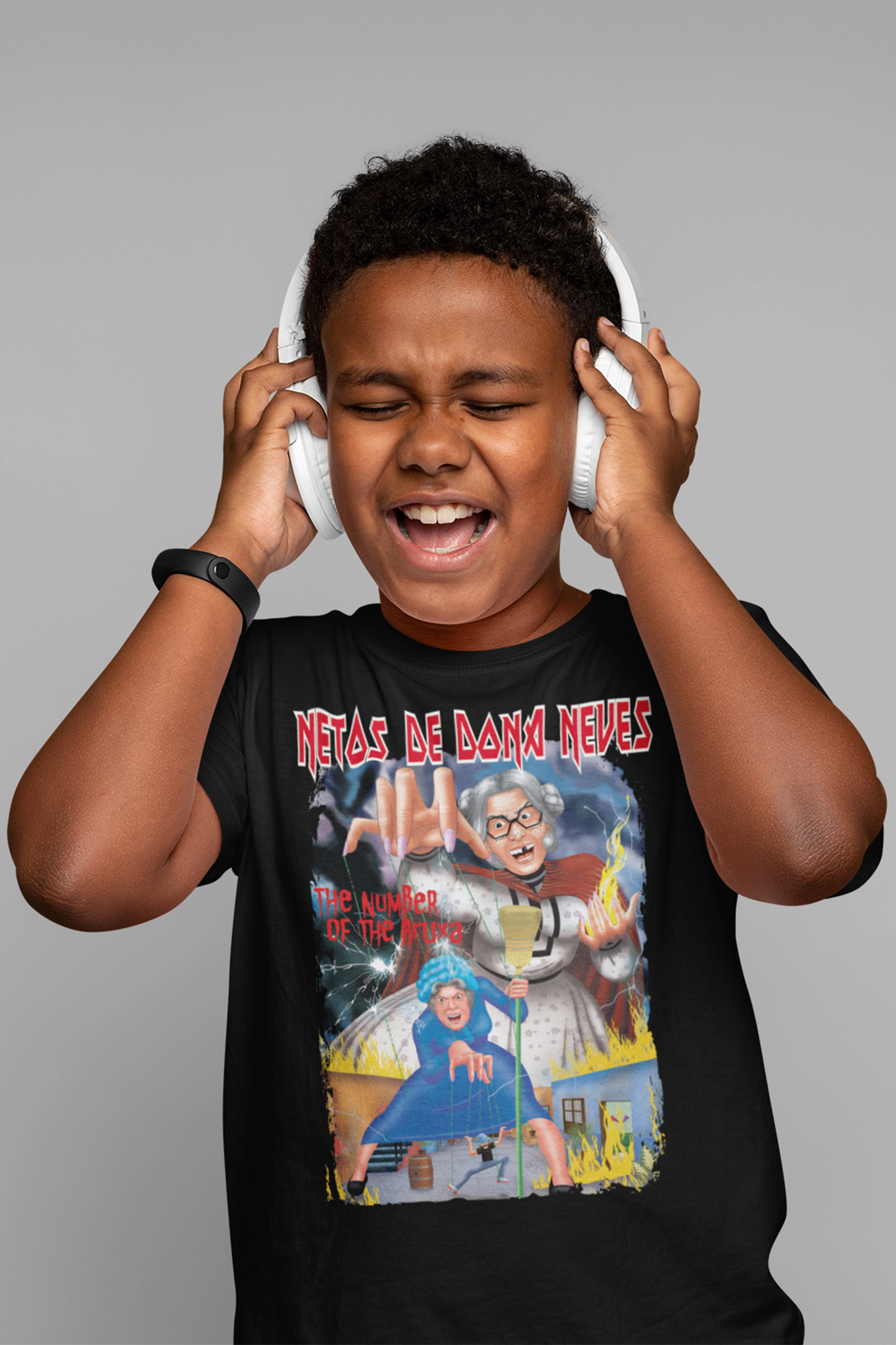 Netos The Number Of The Bruxa Camisa Infantil (10-14 Anos)