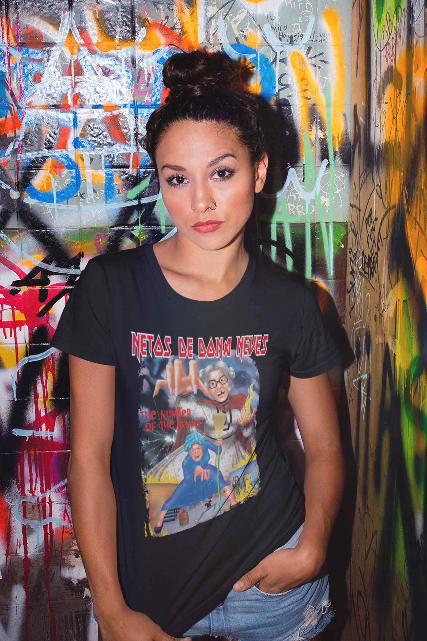 Netos The Number Of The Bruxa Camisa Baby Long