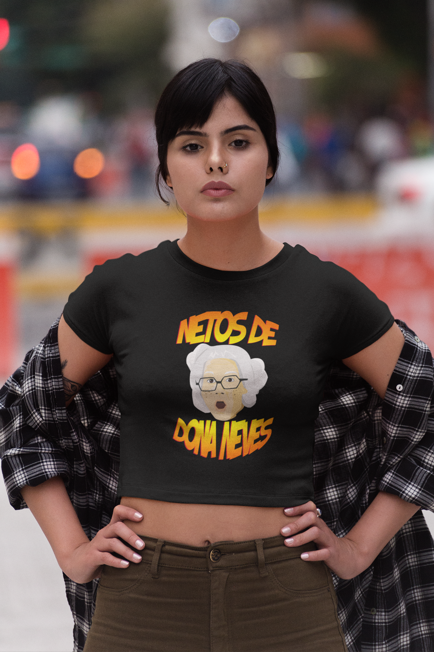 Netos Logo Camisa Cropped