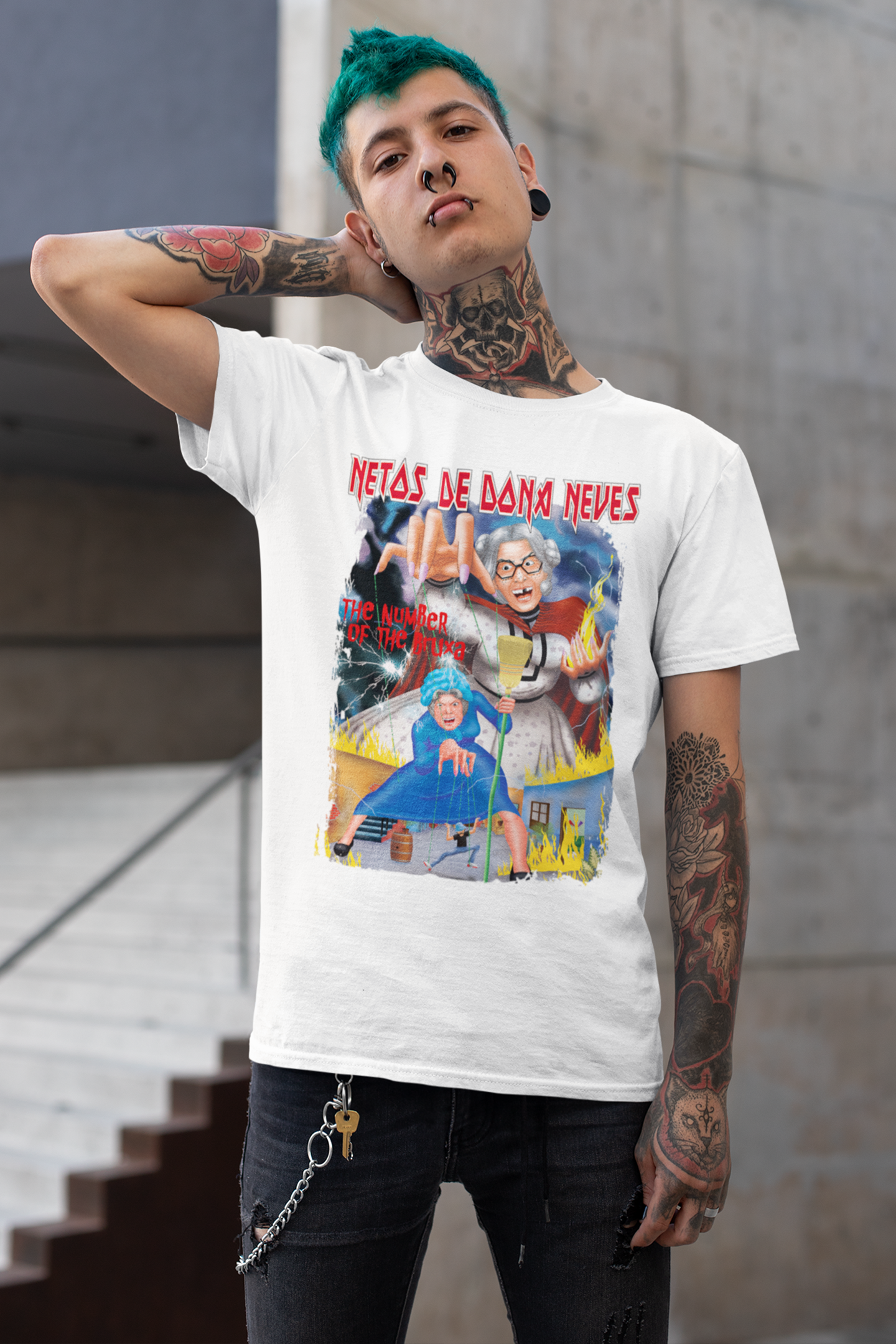 Netos The Number Of The Bruxa Camisa (Cores Alternativas)