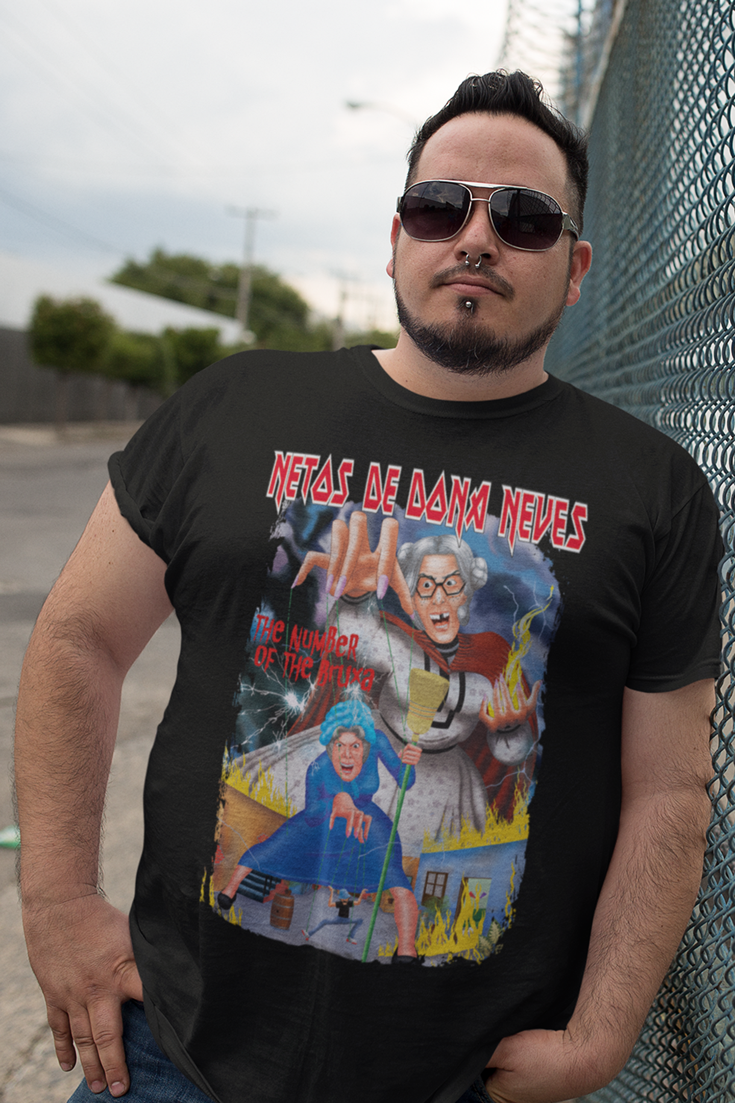 Netos The Number Of The Bruxa Camisa Plus Size