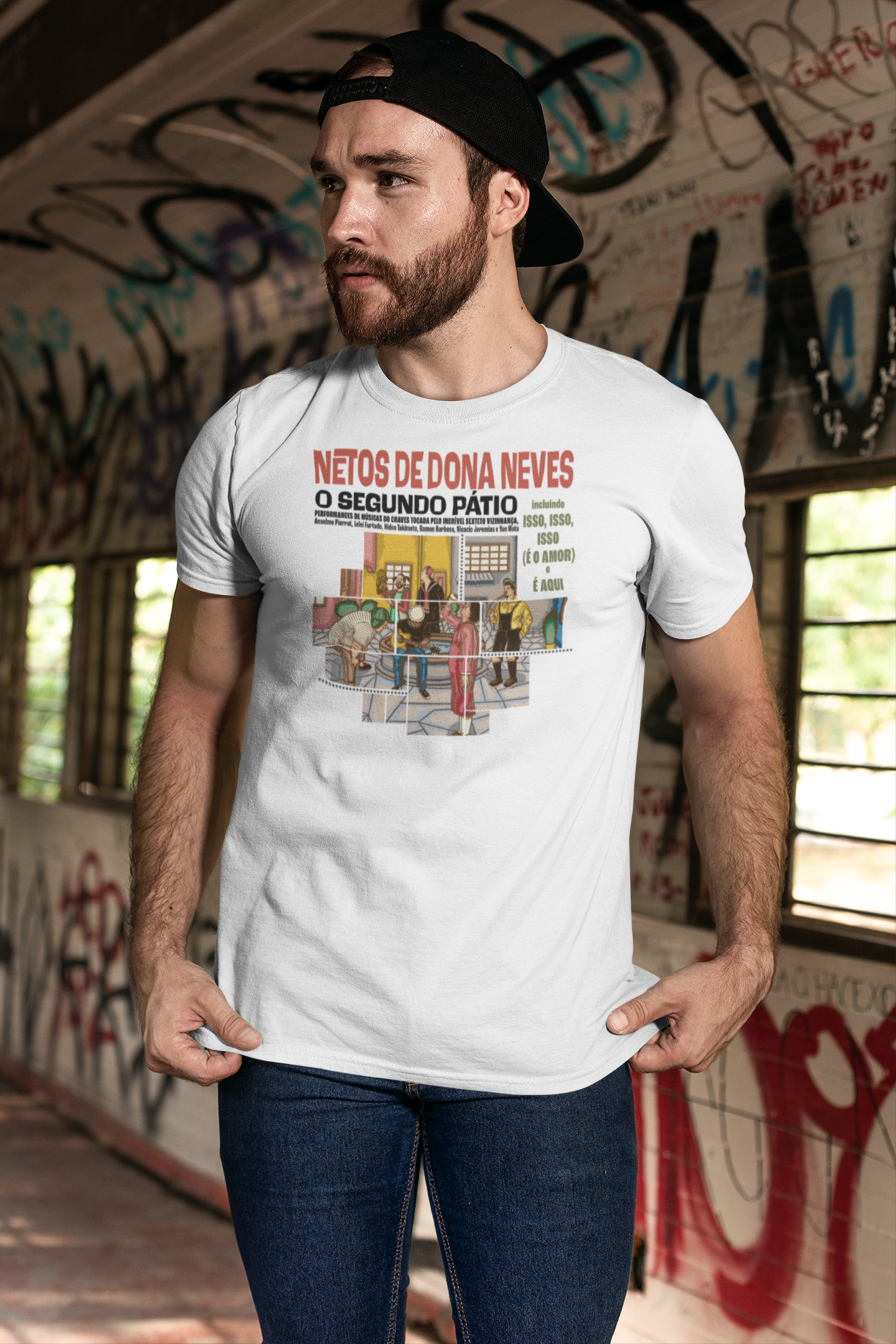 Netos O Segundo Pátio Camisa (Branca)