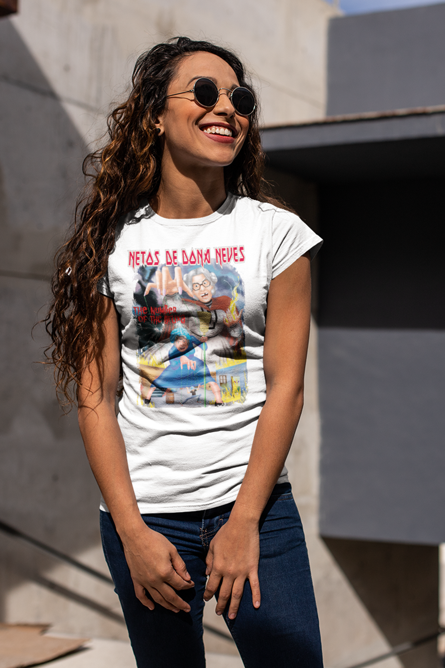 Netos The Number Of The Bruxa Camisa Baby Long (Cores Alternativas)