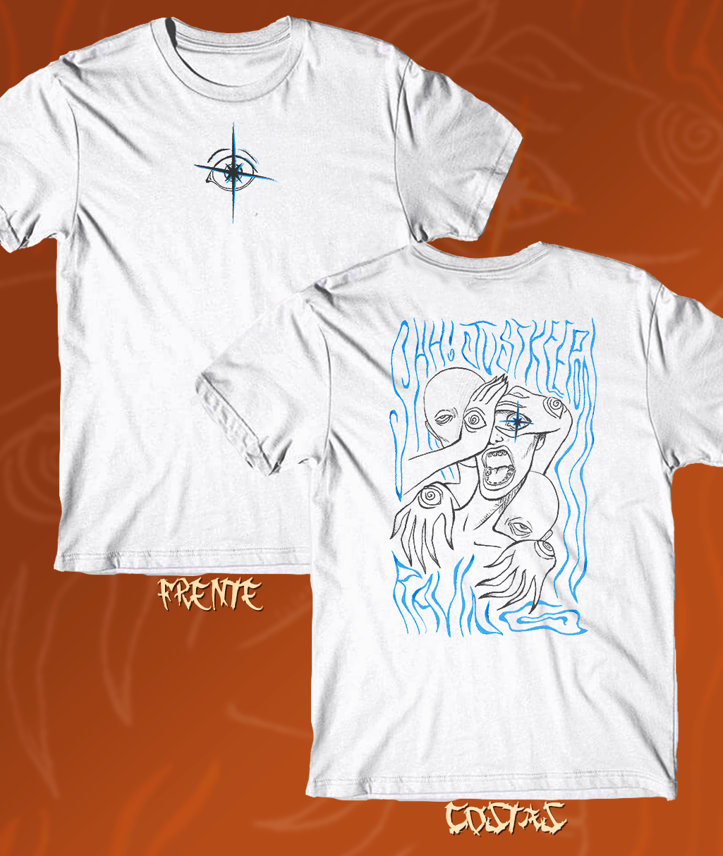 CAMISETA - CLICKBAIT | Delírio Invertido (Frente/Costas)