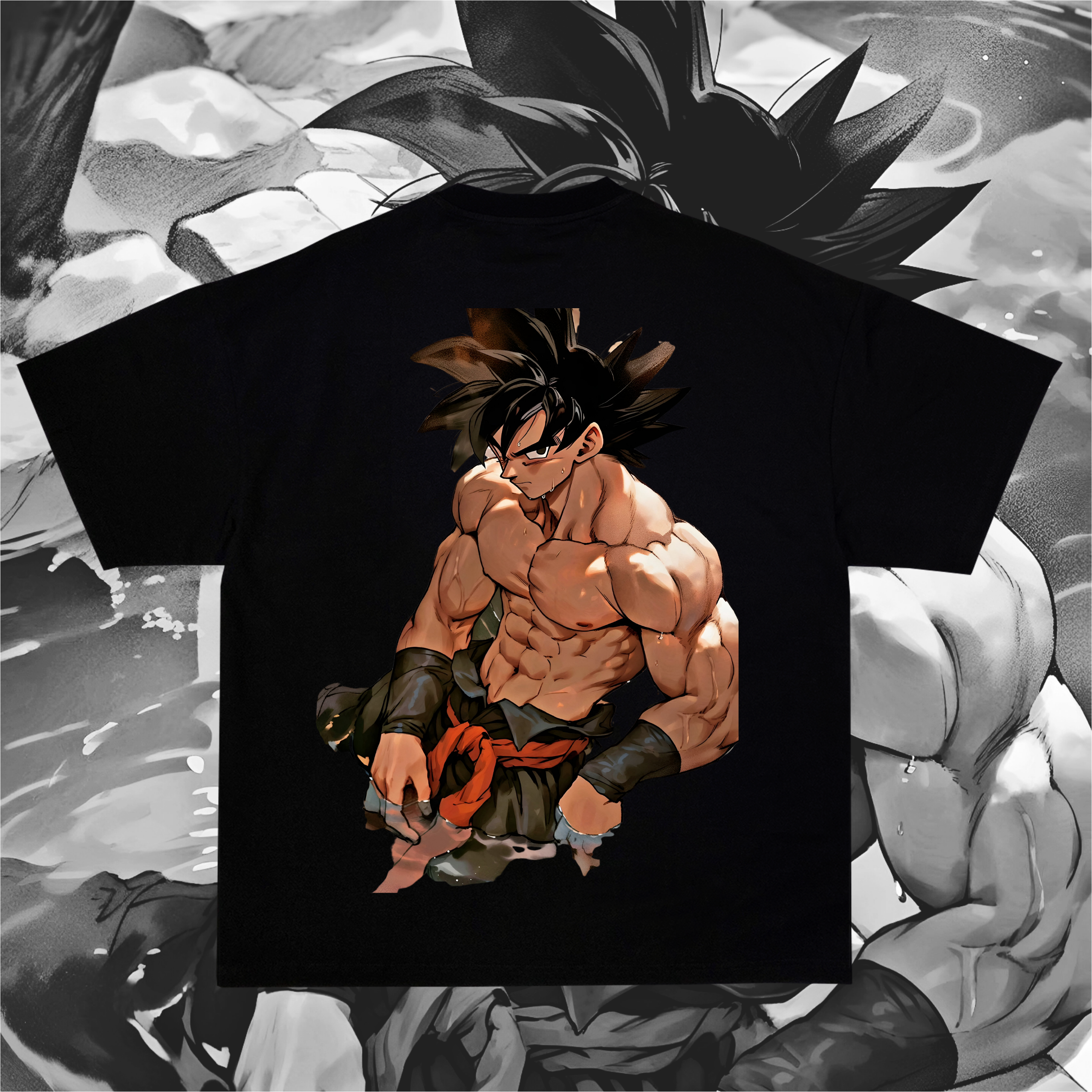 Camisa Classica Goku bodybuilder