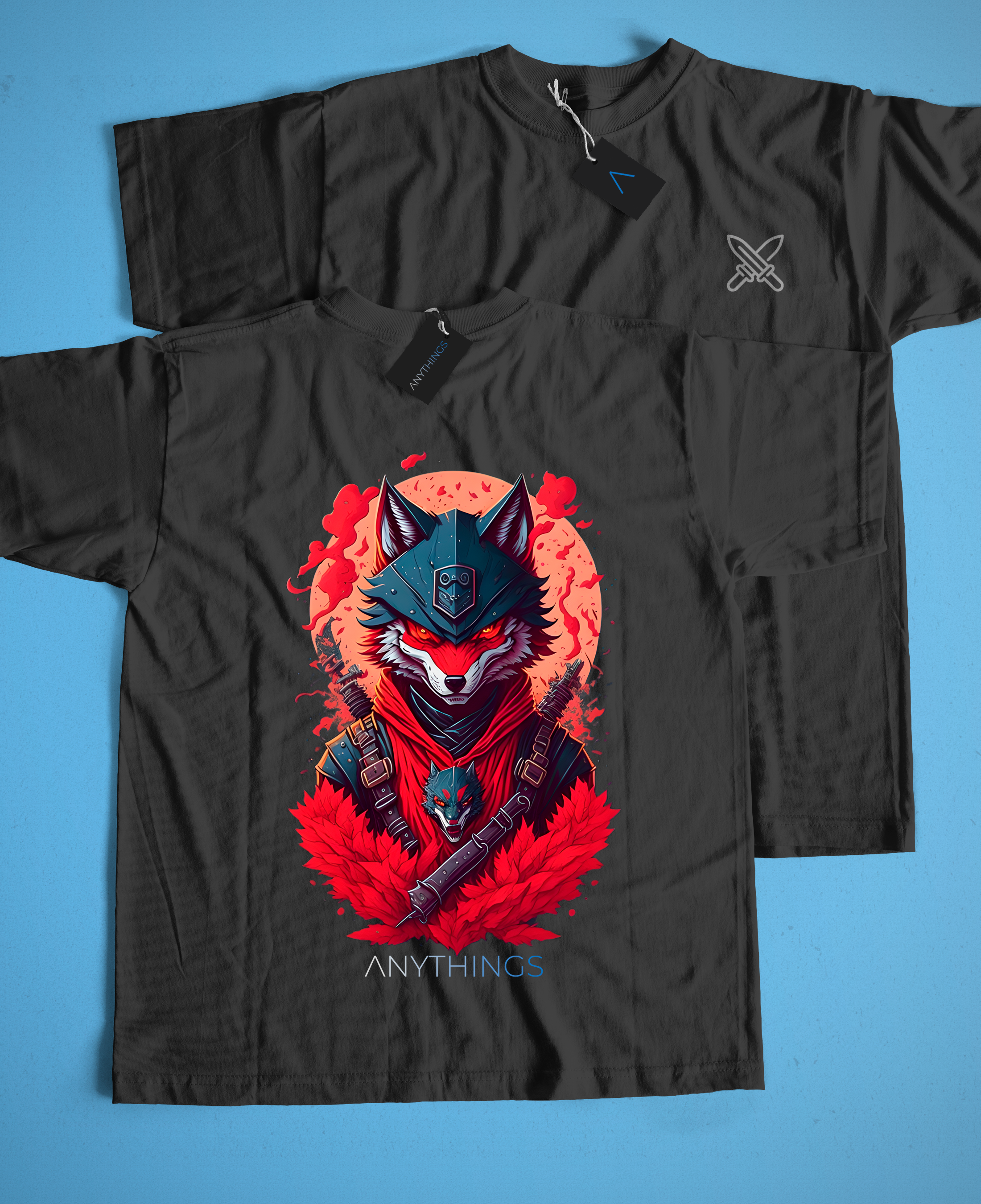 Camiseta Preta - Canidae Ronin