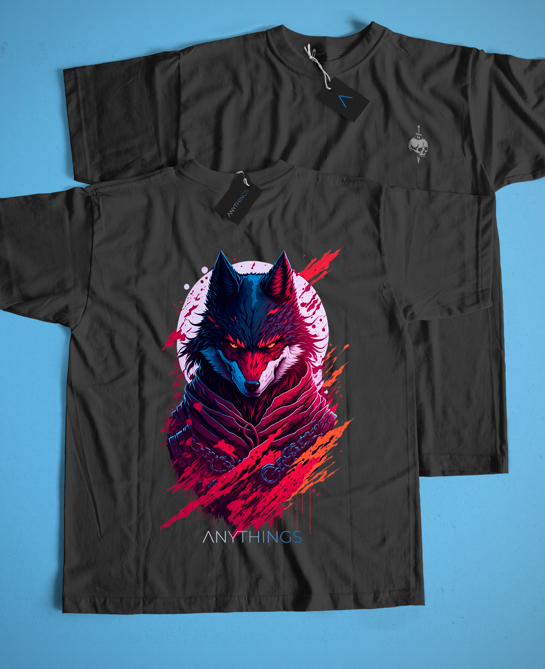 Camiseta Preta - Killer Wolf