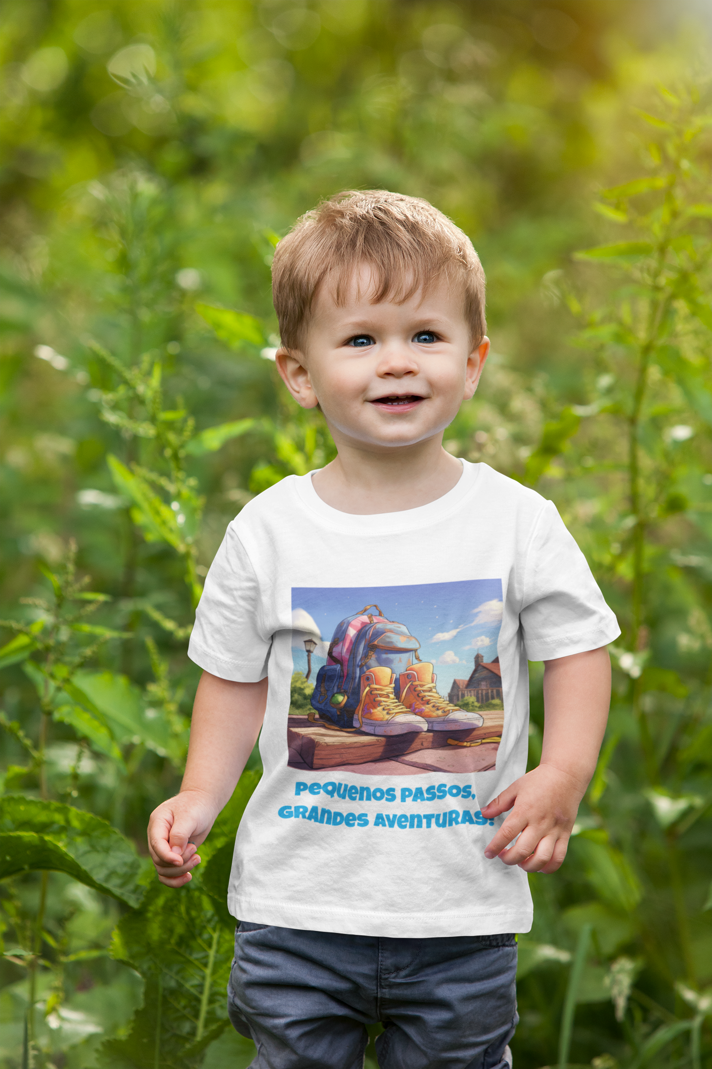 Camiseta Infantil Pequenos Passos