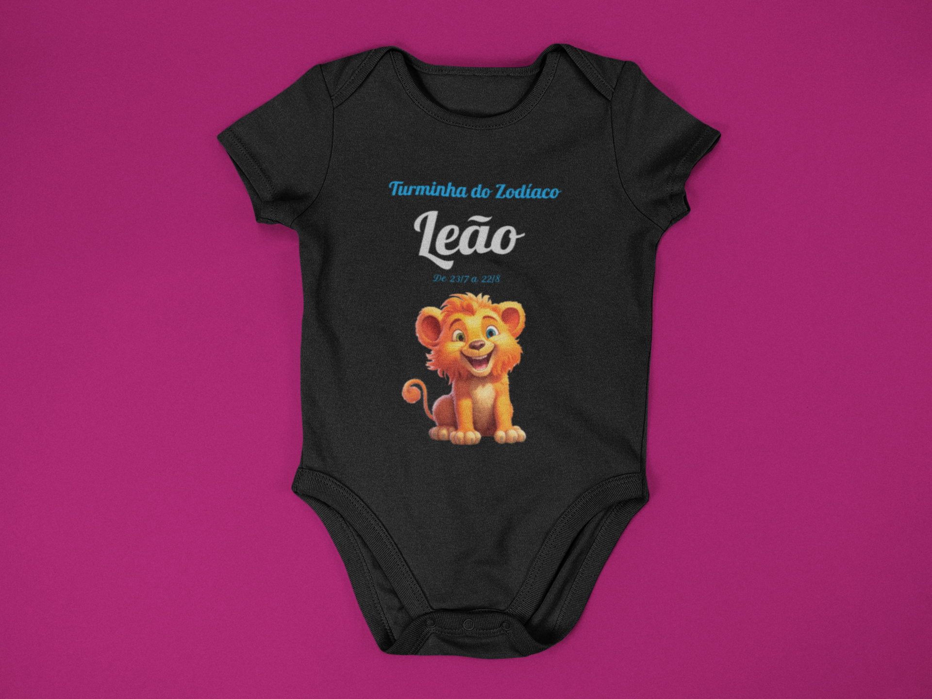 Body Bebê Signo Leão