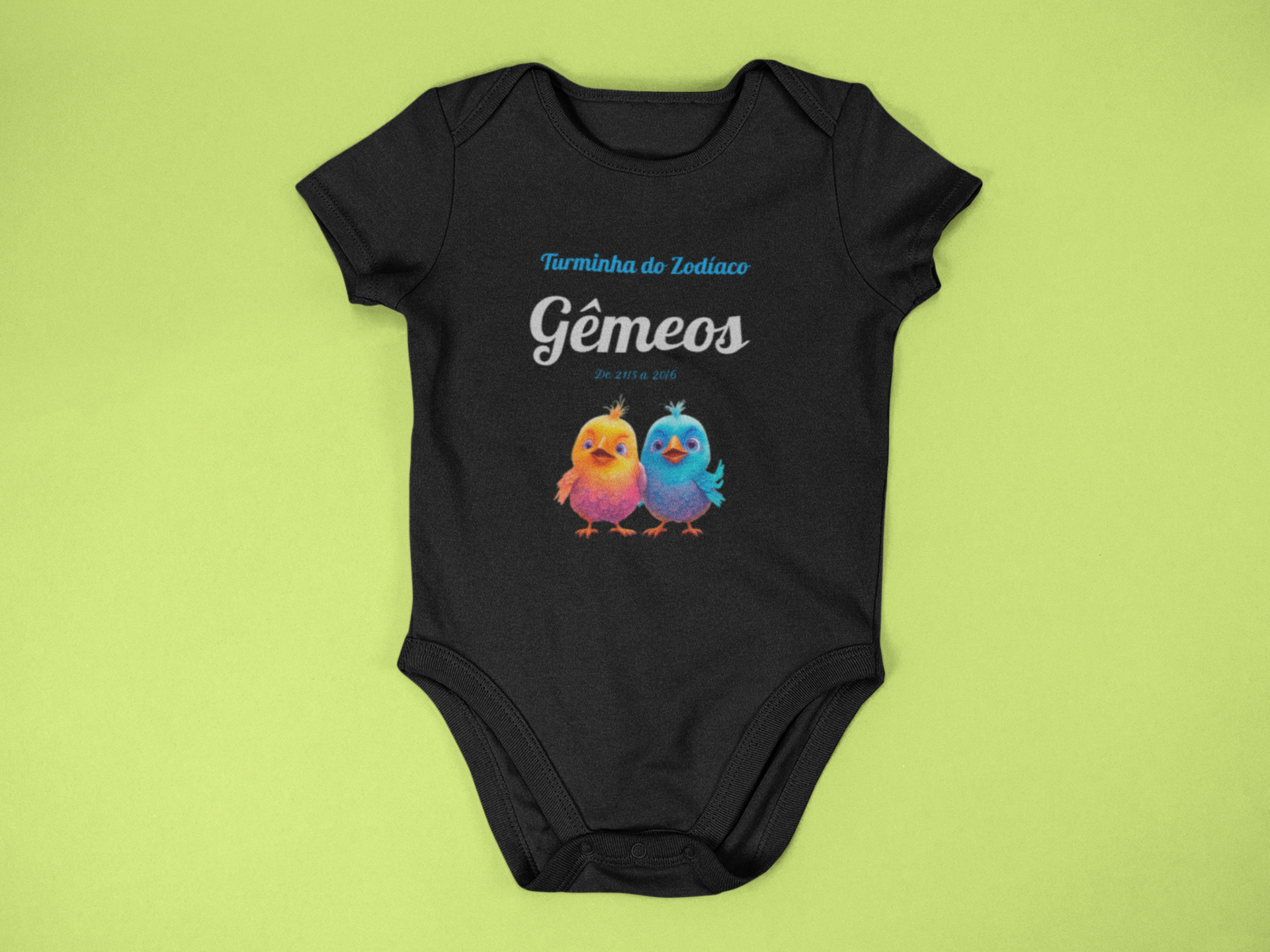 Body Bebê Signo Gêmeos