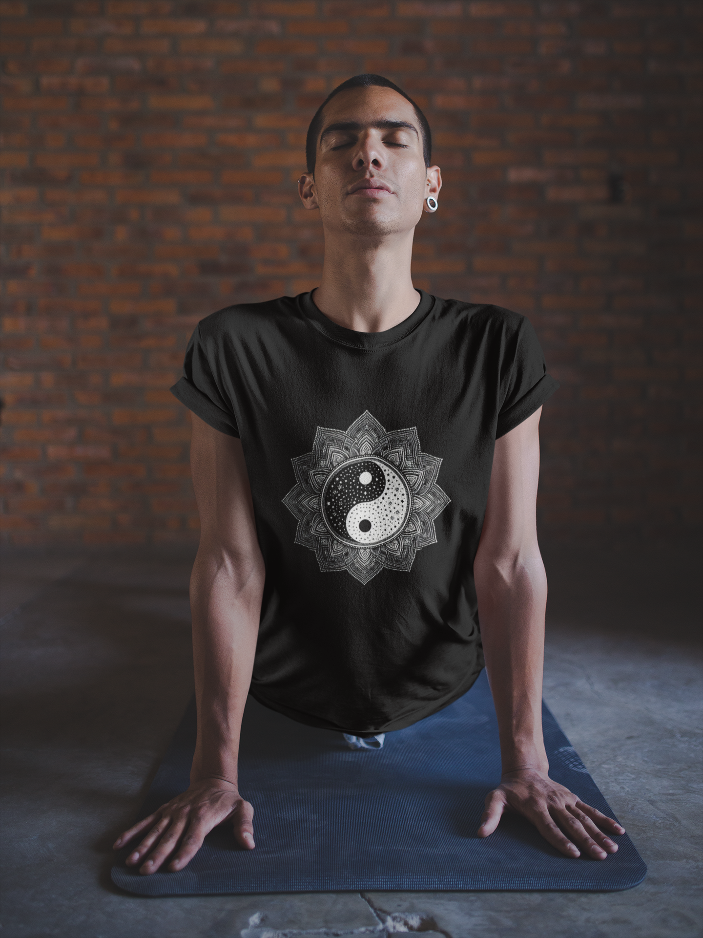 Camiseta Mandala Yin & Yang 
