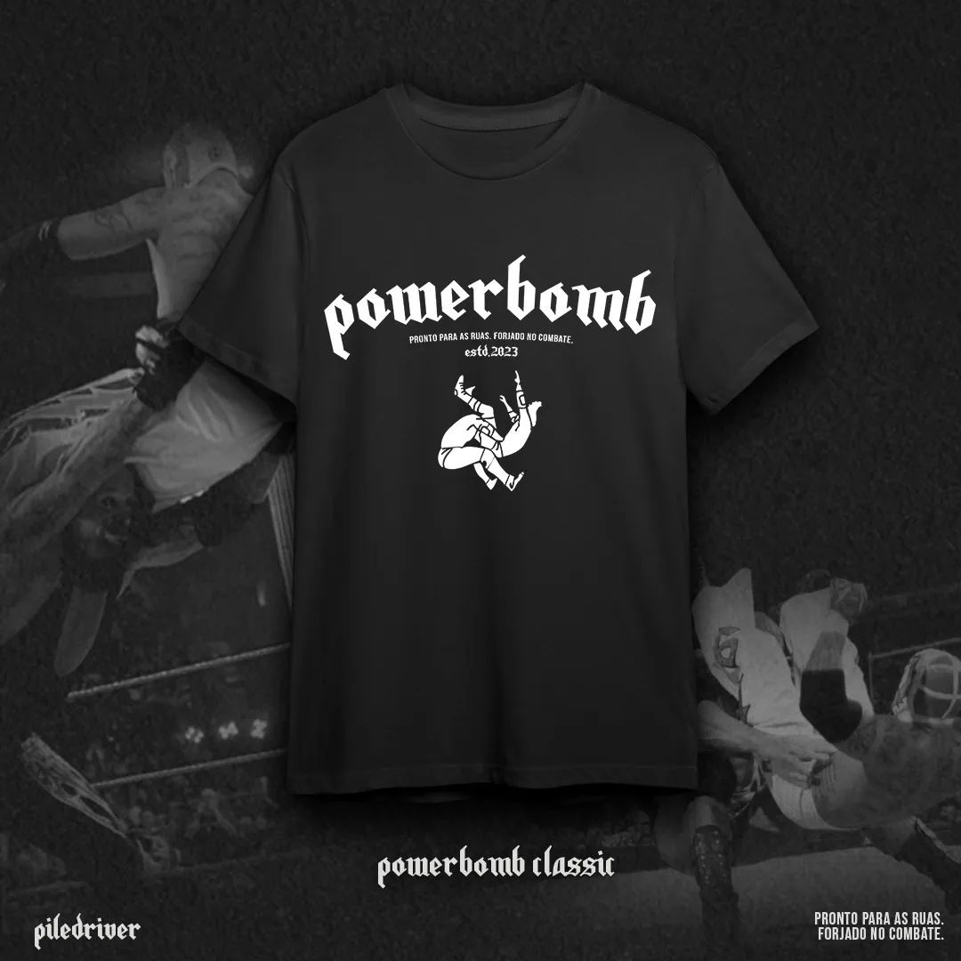 Camiseta Powerbomb Classic - Preta