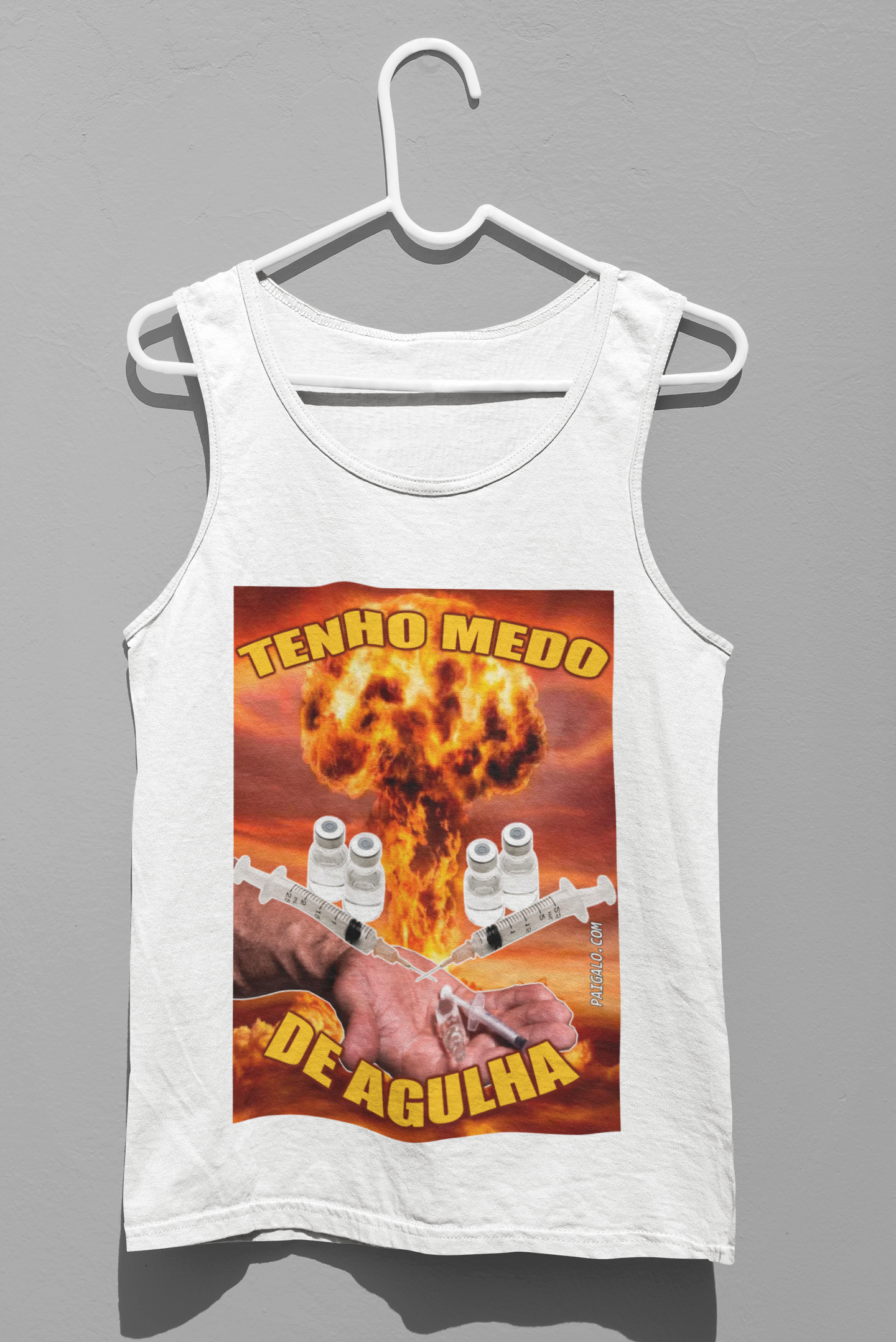 Tenho Medo de Agulha Regata