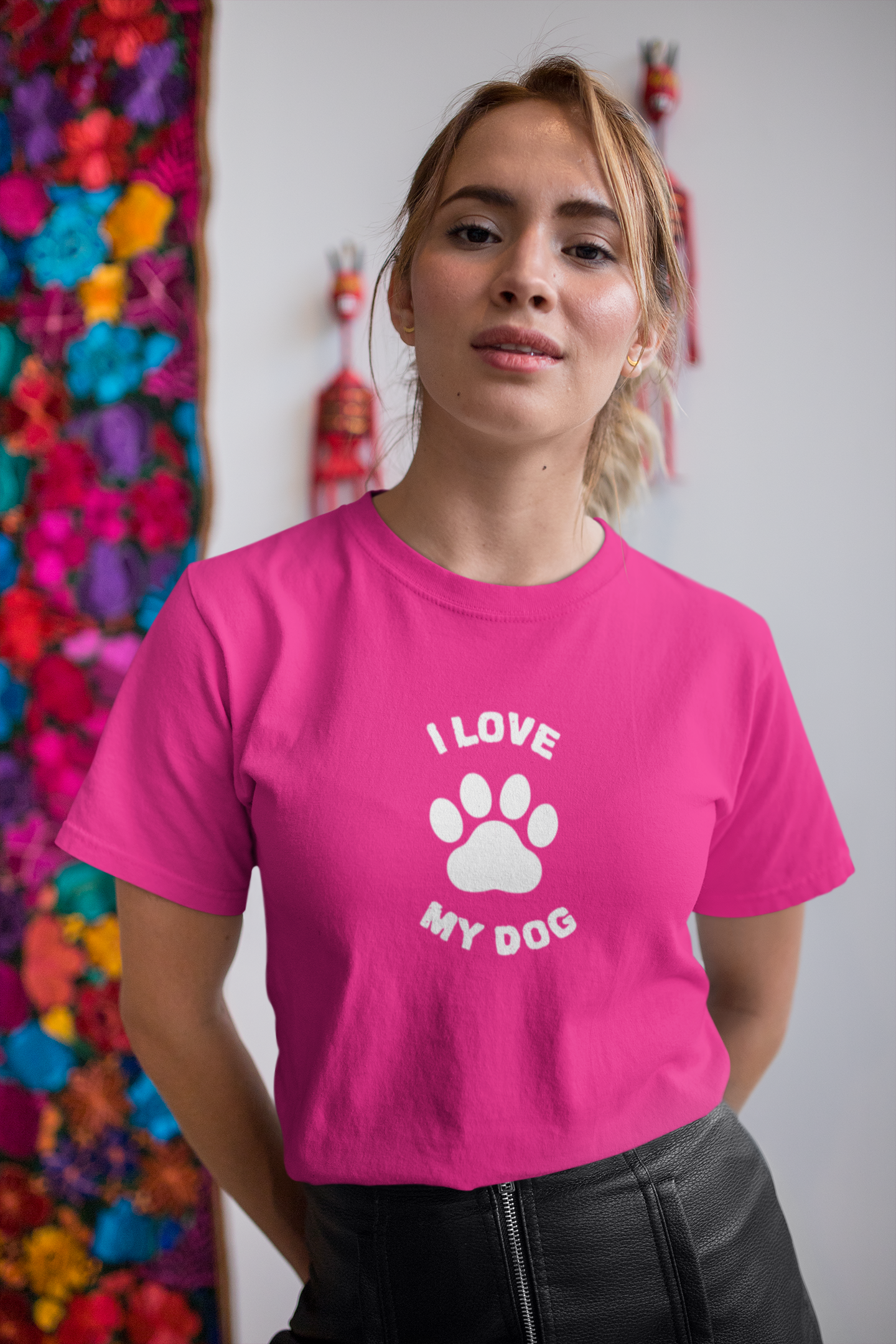 Camisa I Love my Dog Classic
