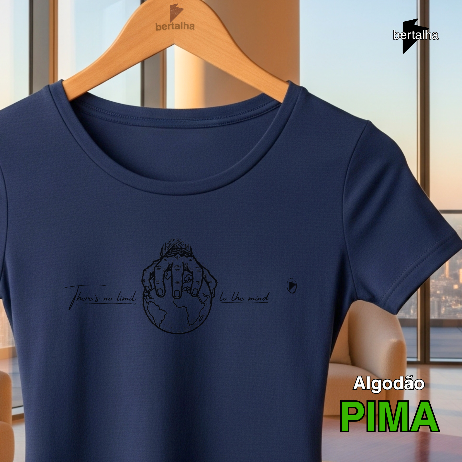 No Limit to the Mind || Feminina Baby Look