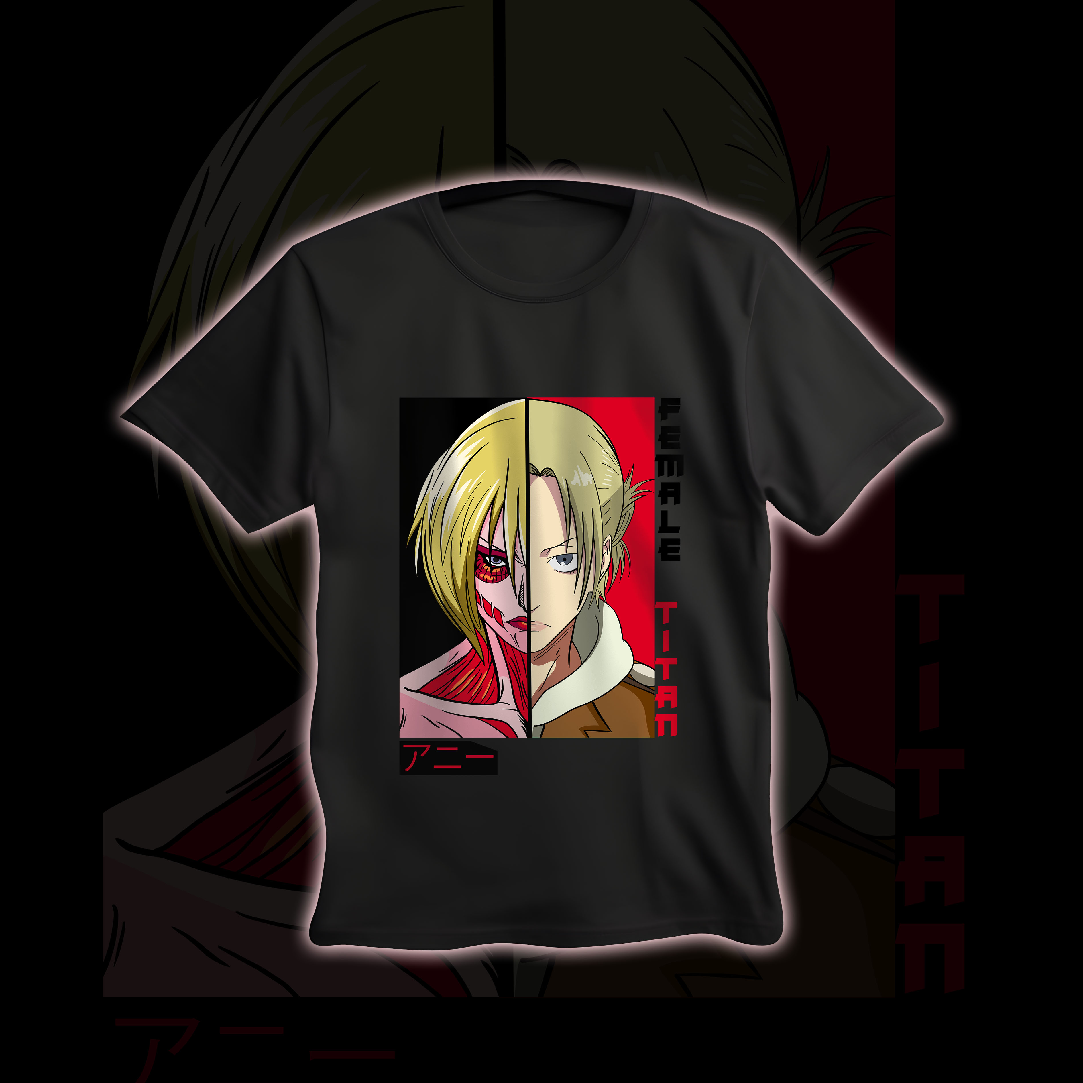 Nome do produto  Camisa Annie Leonhart Attack On Titan