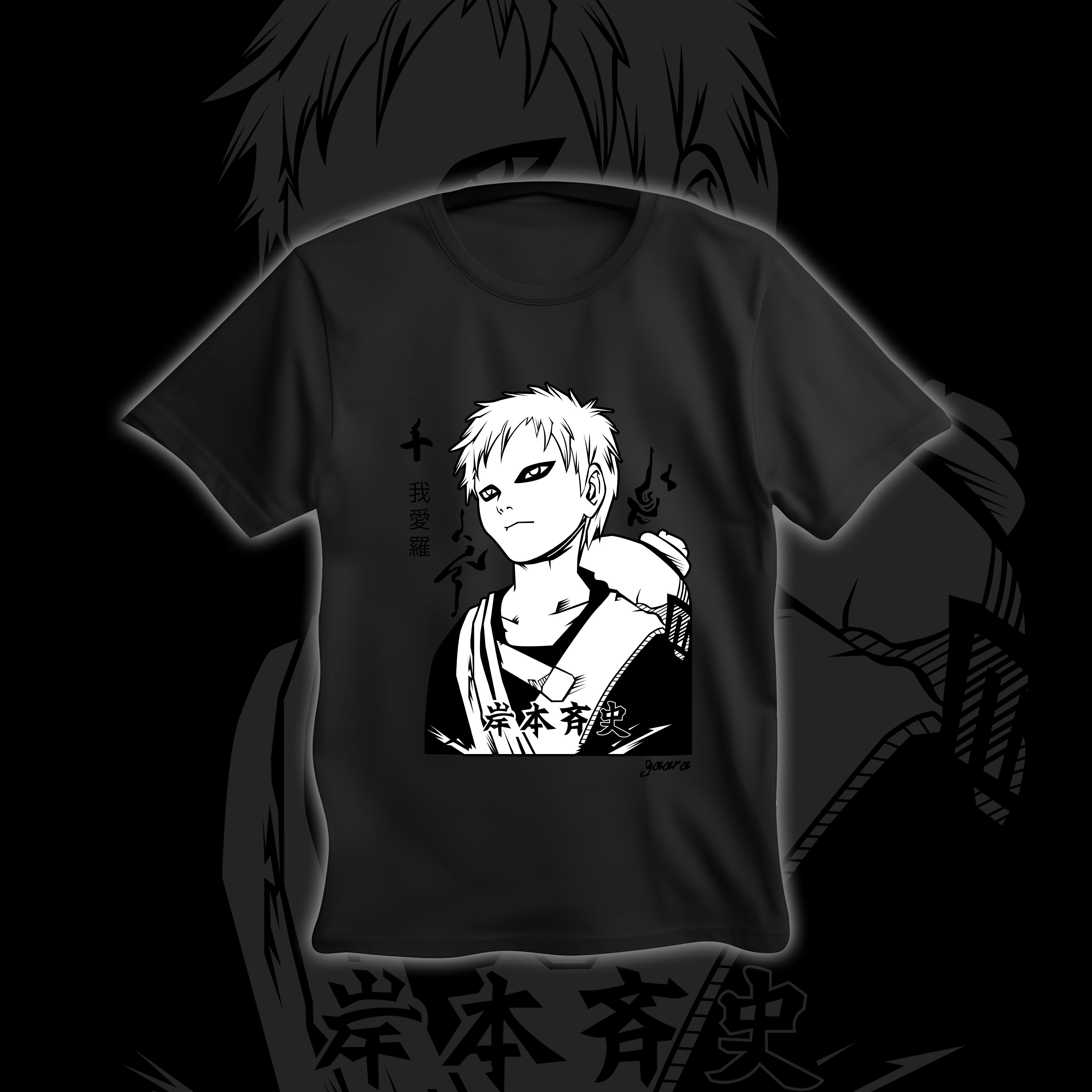 Nome do produto  Camisa Gaara Naruto 