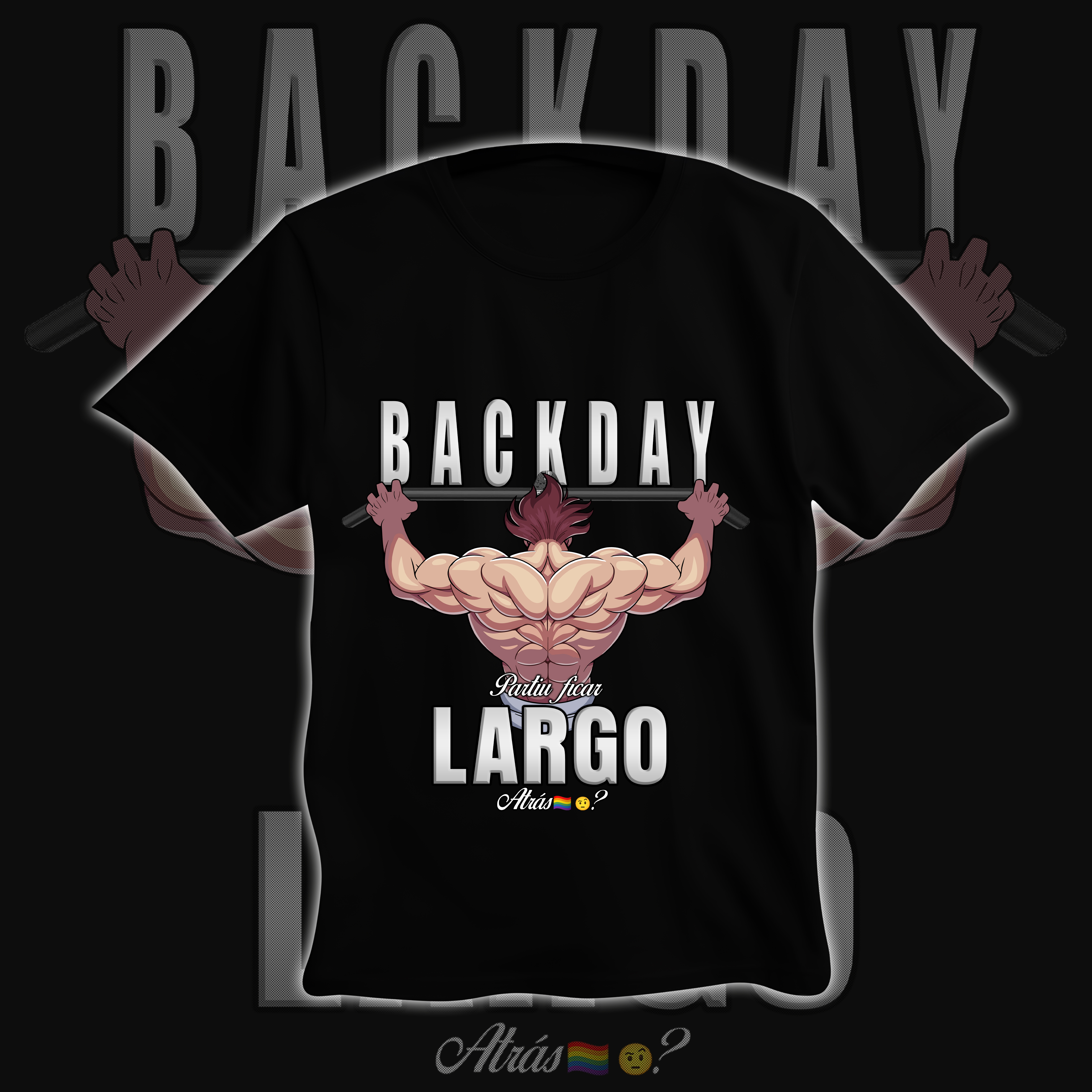 Nome do produto  BACKDAY PARTIU FICAR LARGO ATRÁS