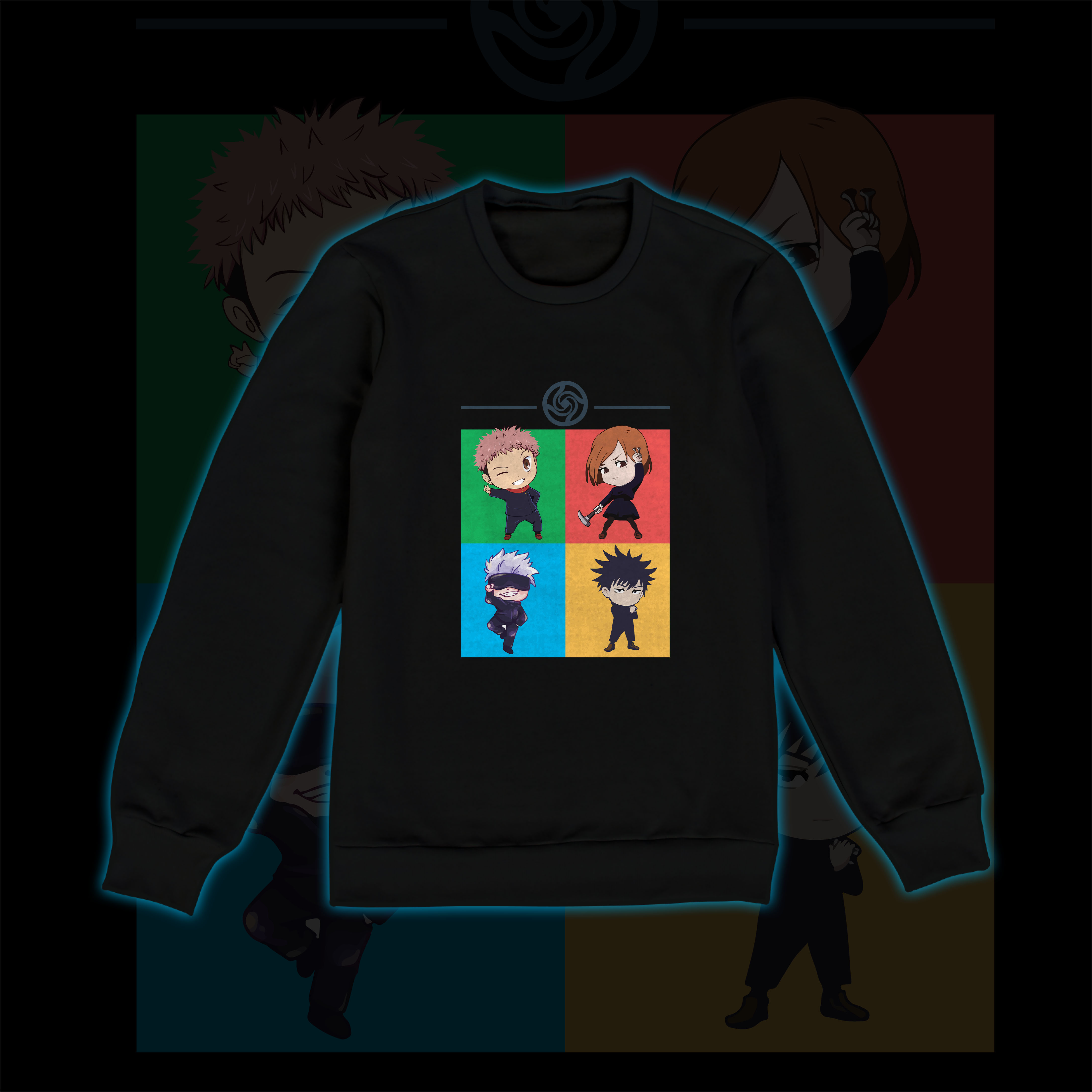 Nome do produto  Moletom Trio Jujutsu Kaisen