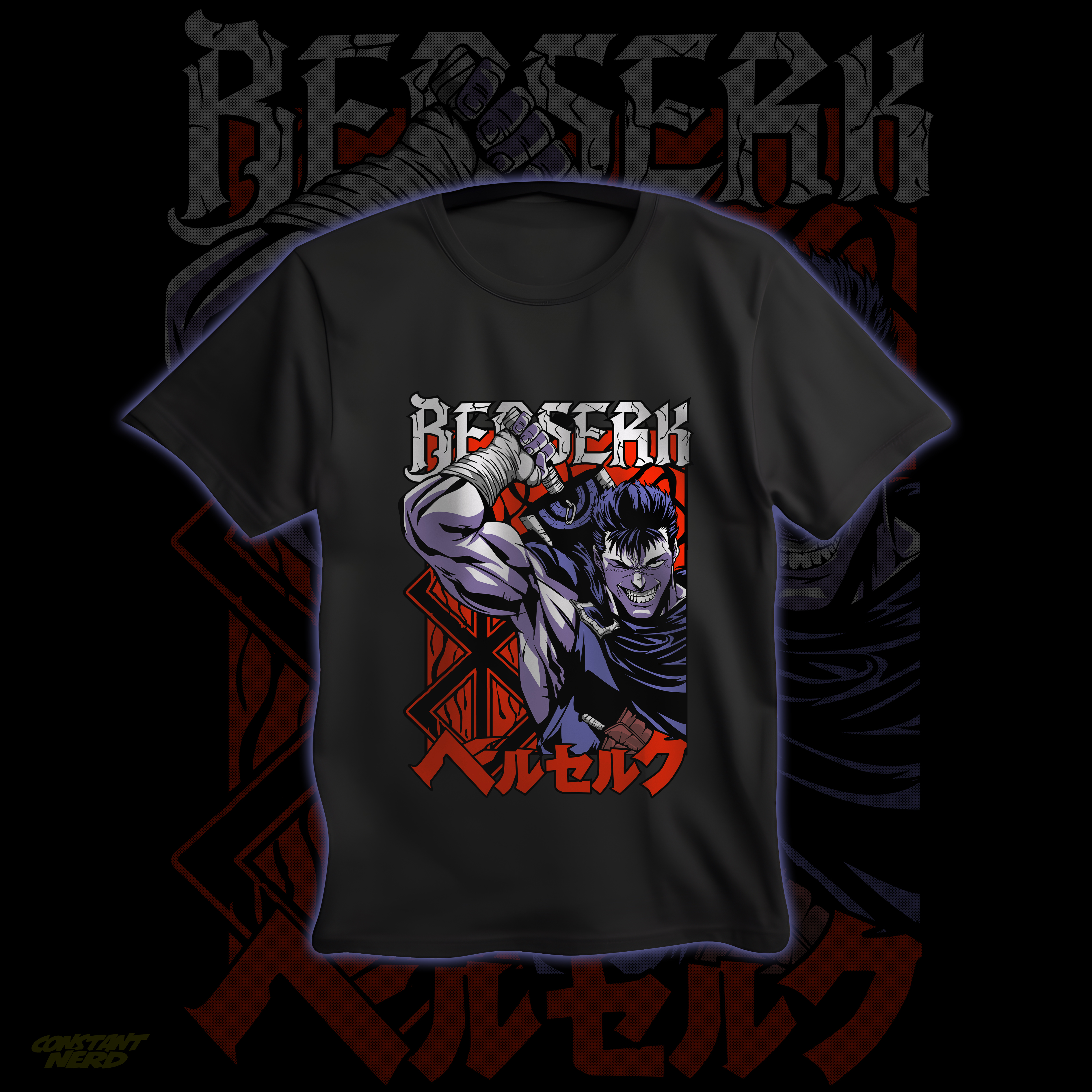 Camisa Guts - Dark Espadachim 