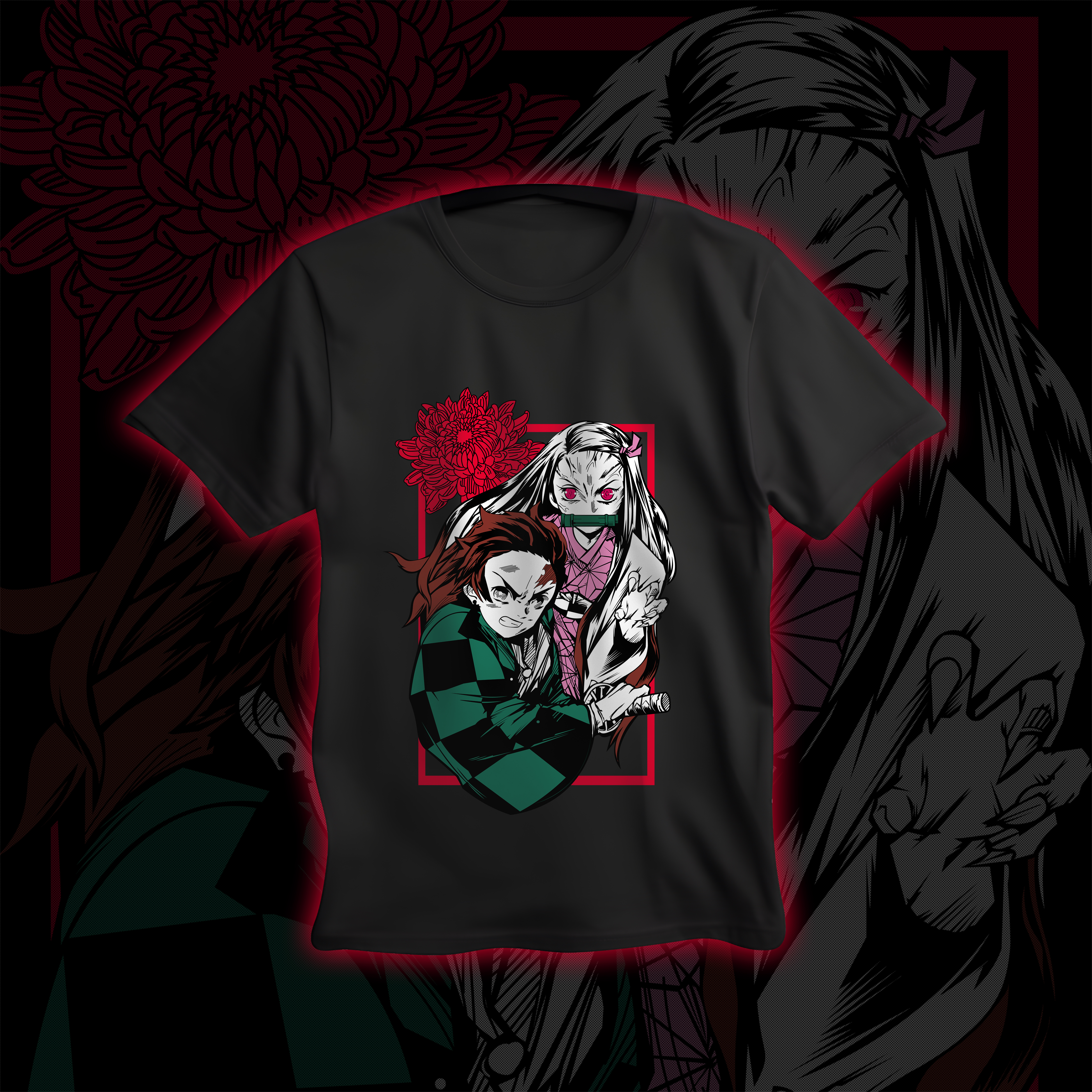 Nome do produto  Camisa  Tanjiro e Nezuko 