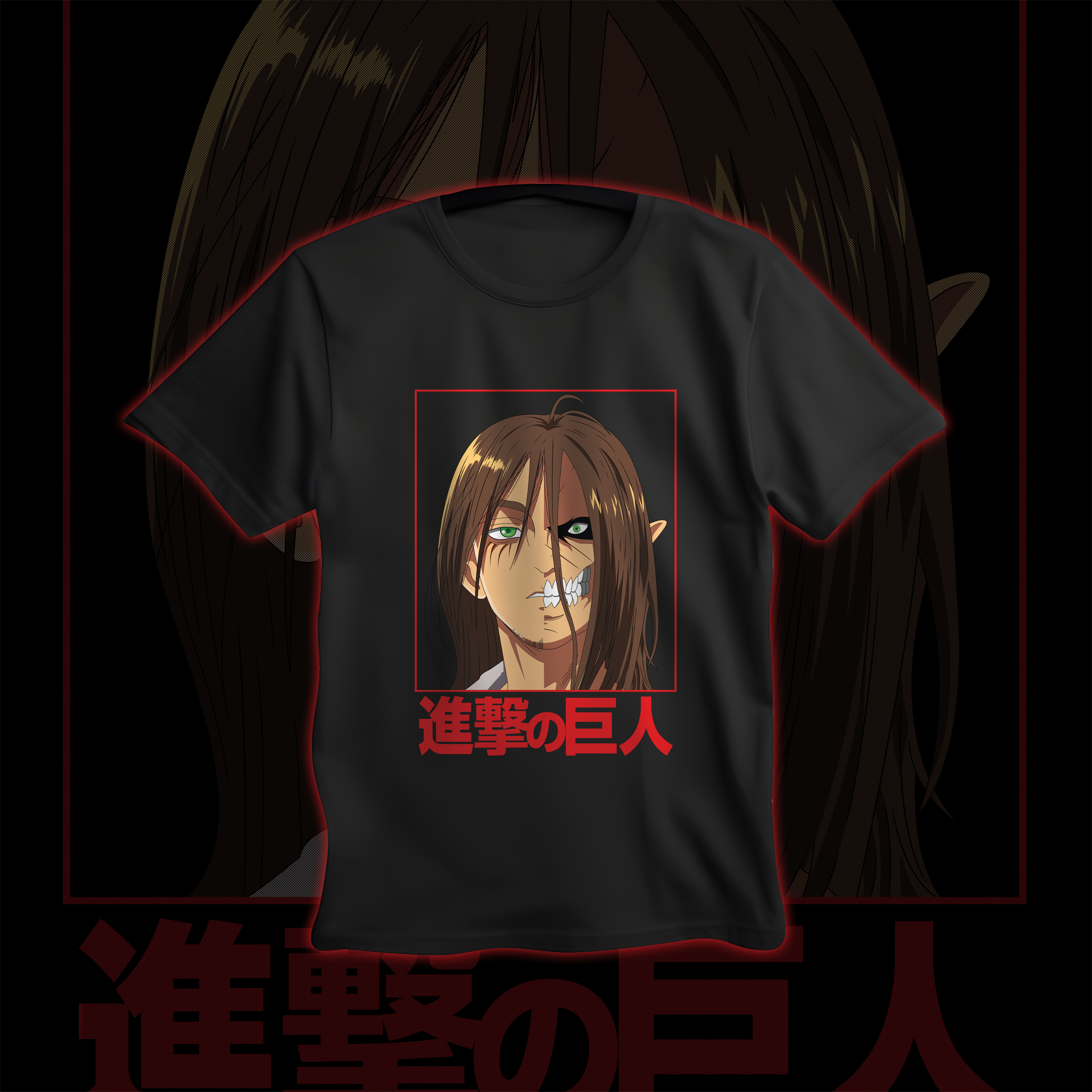 Nome do produto  Camisa Eren Attack On Titan