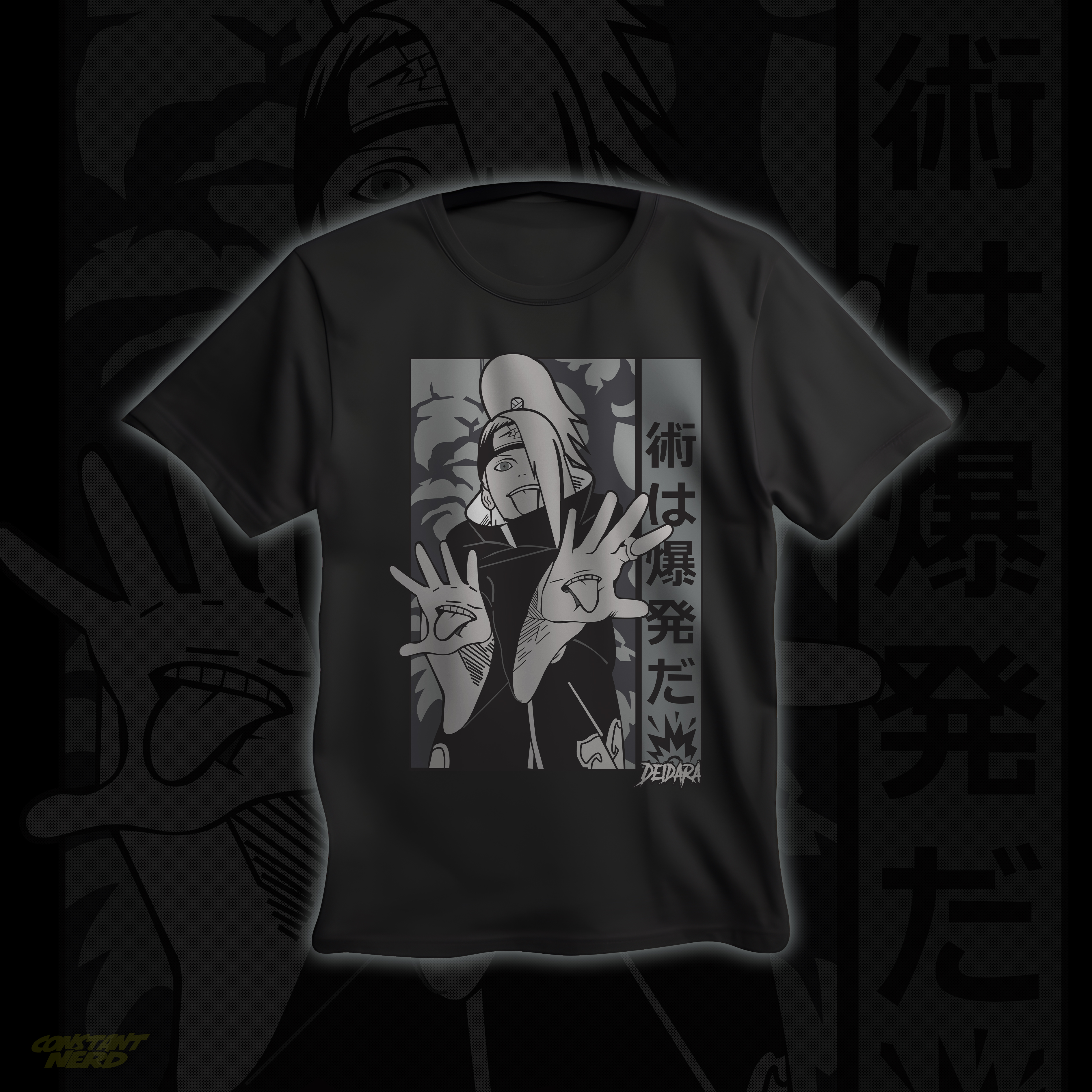 Nome do produto  Camisa Akatsuki Deidara 